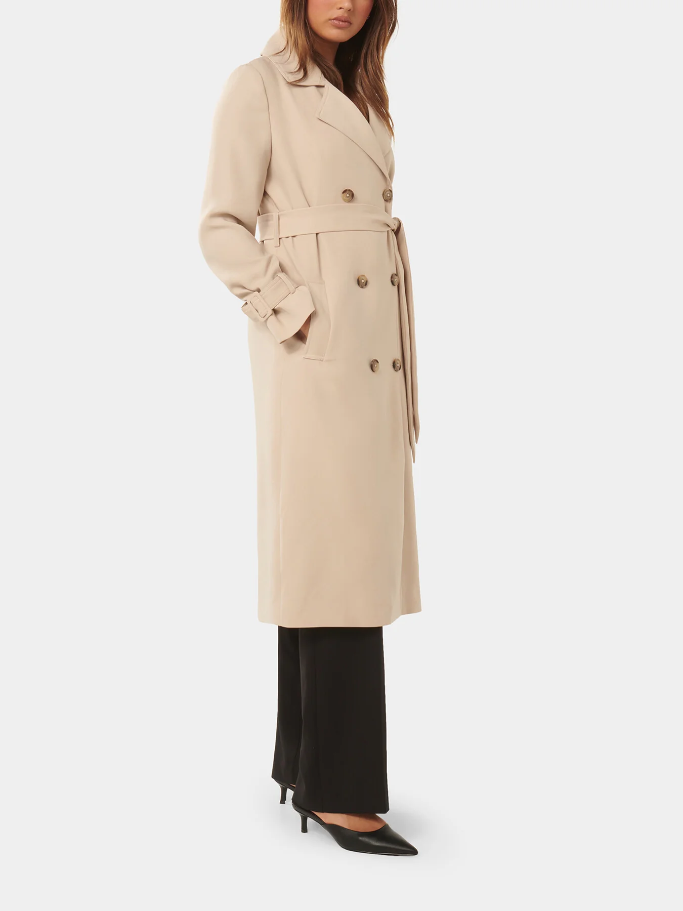 Natasha Soft Trench Coat - Image 4