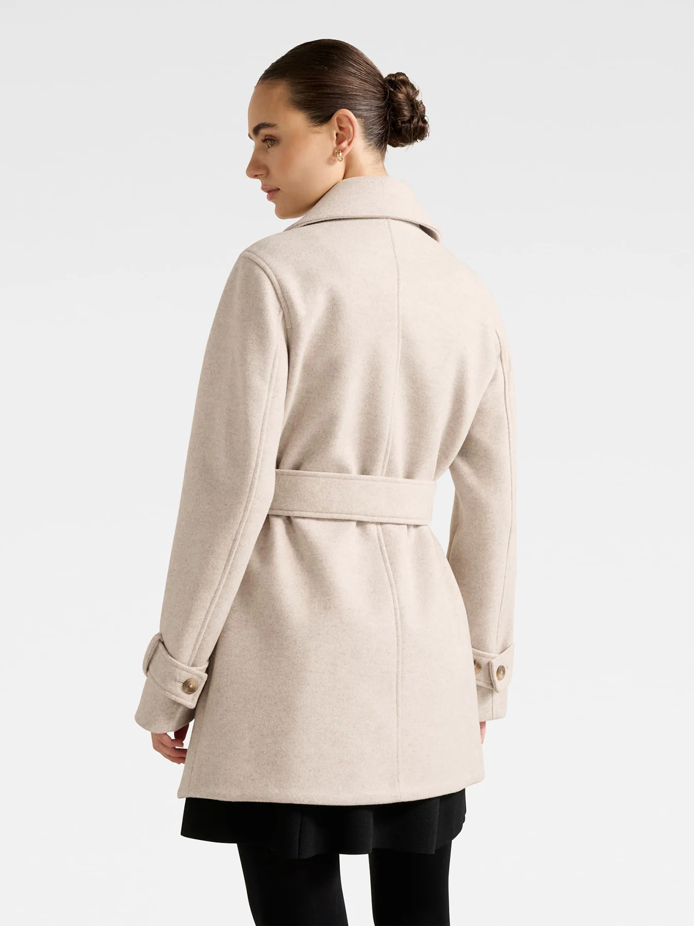 Belle Short Wrap Coat - Image 3