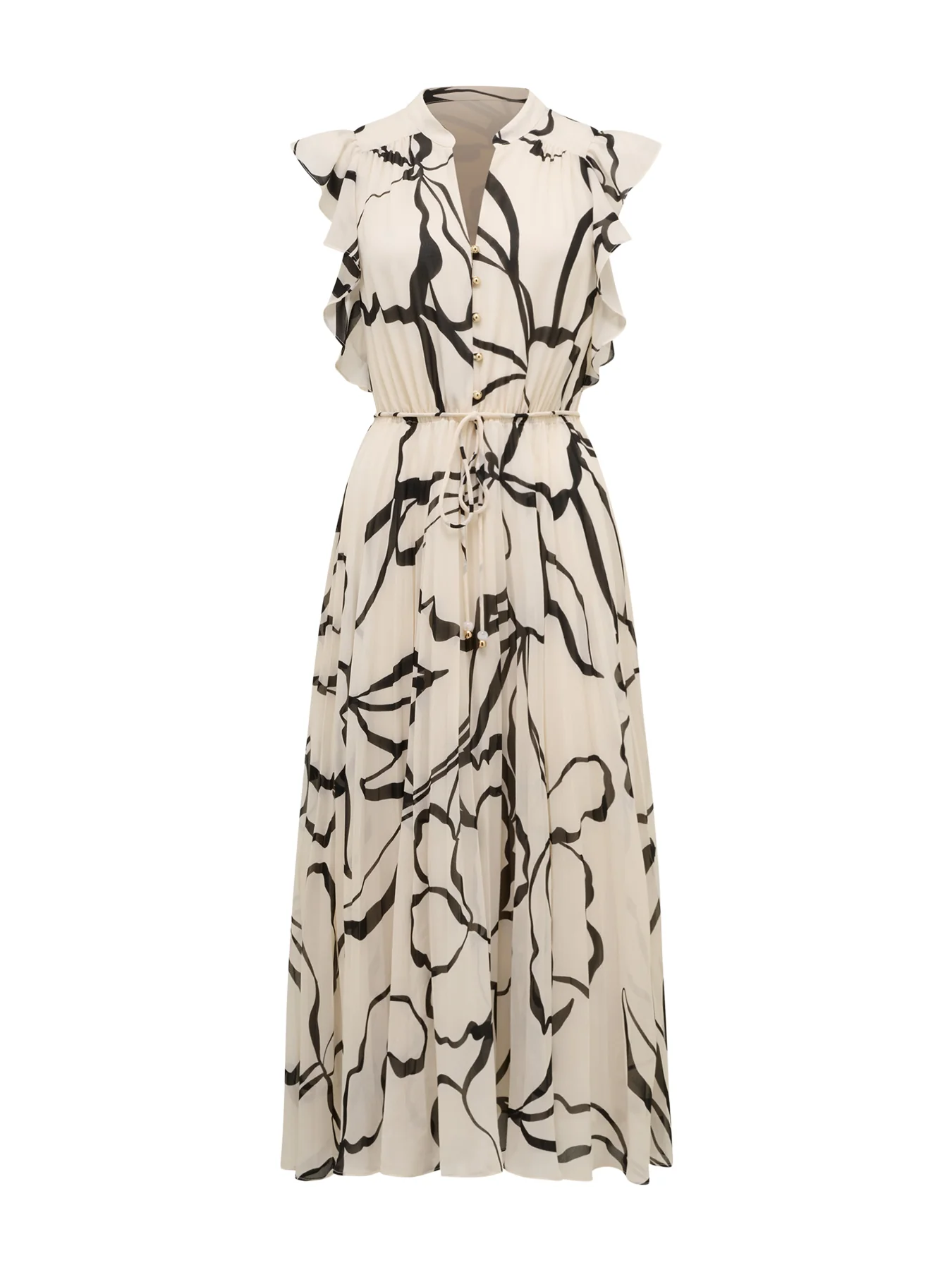 Morgan Pleated Midi Dress
