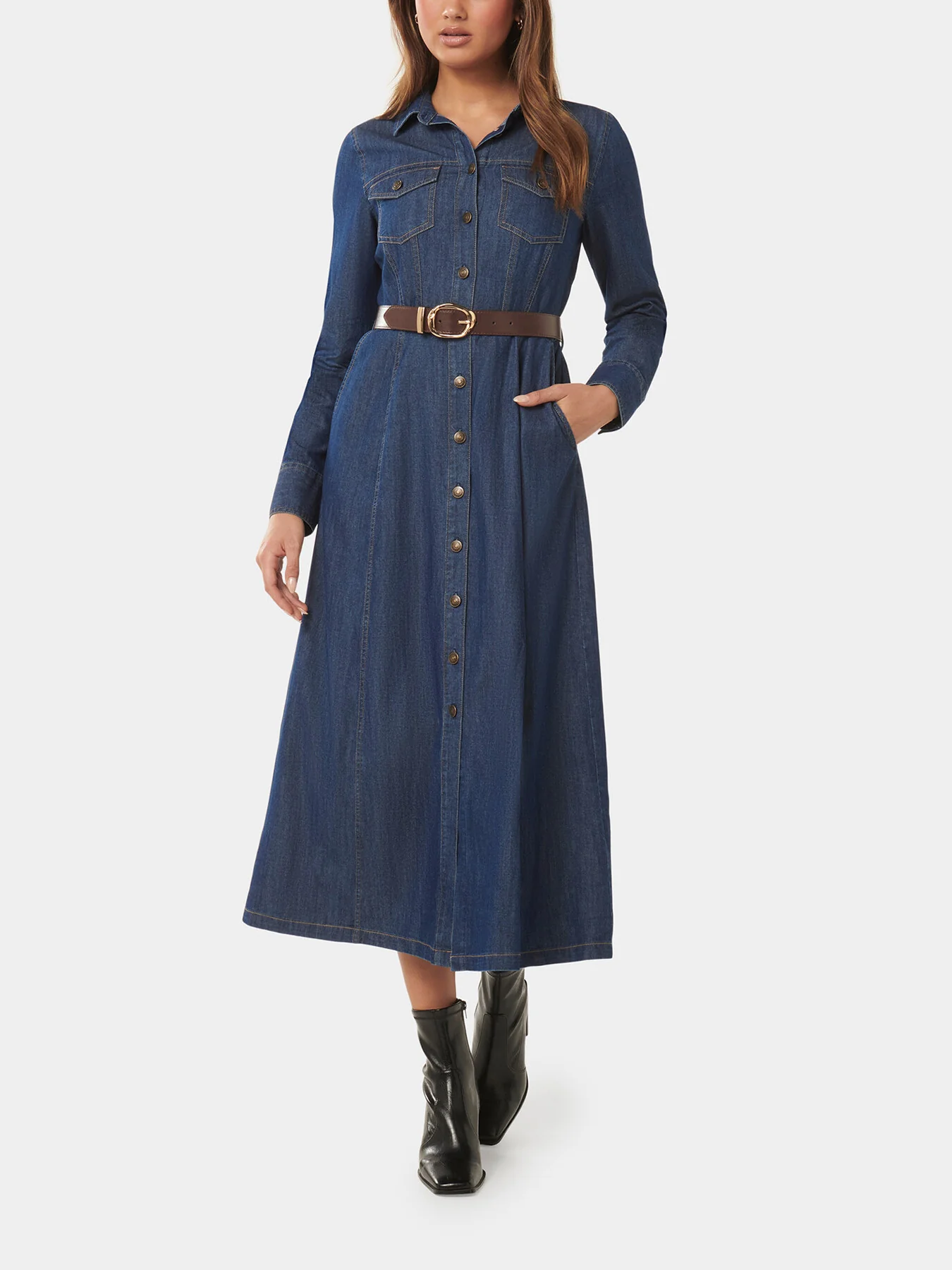 Lexi Midi Shirt Dress - Image 2