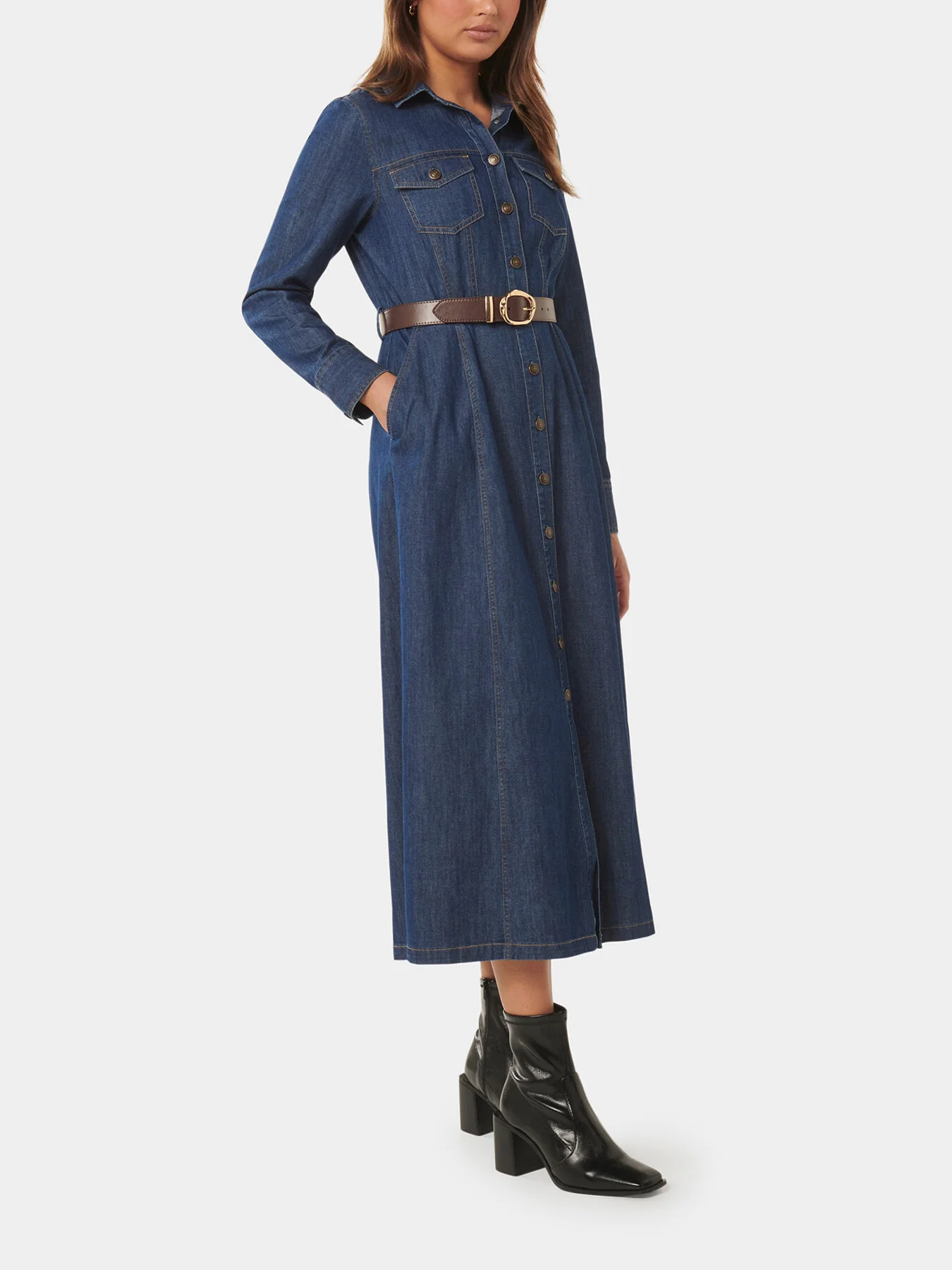 Lexi Midi Shirt Dress - Image 5