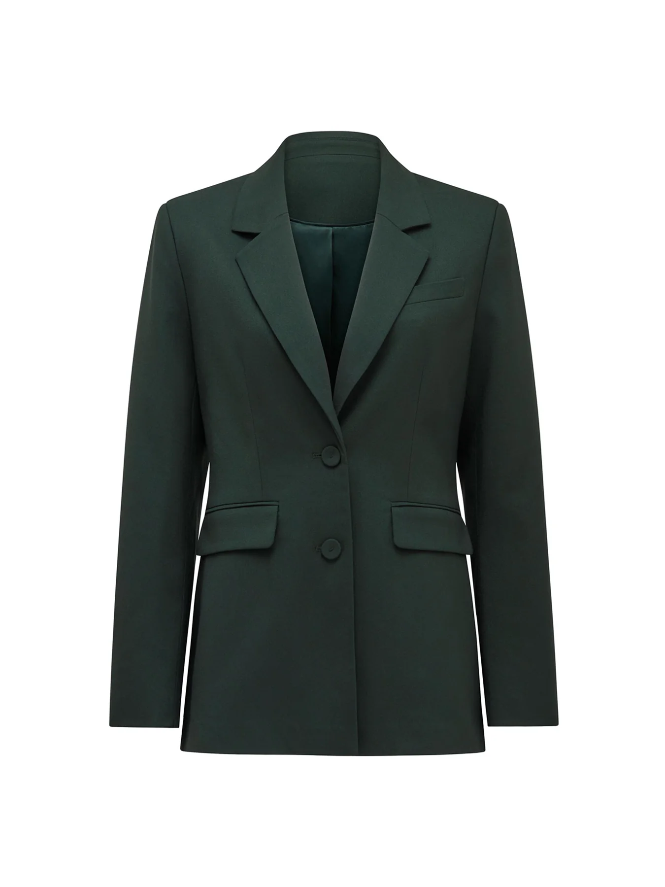 Clarette Nipped Waist Blazer Green
