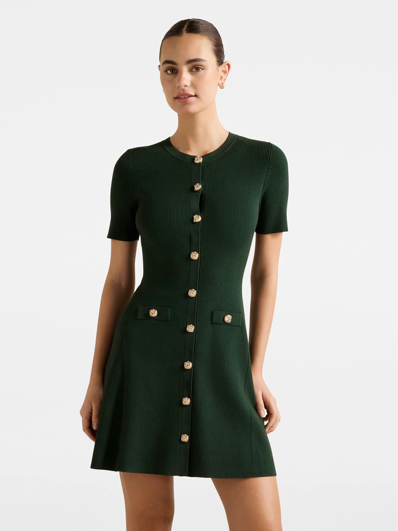 Mallory Knitted Mini Dress - Image 4
