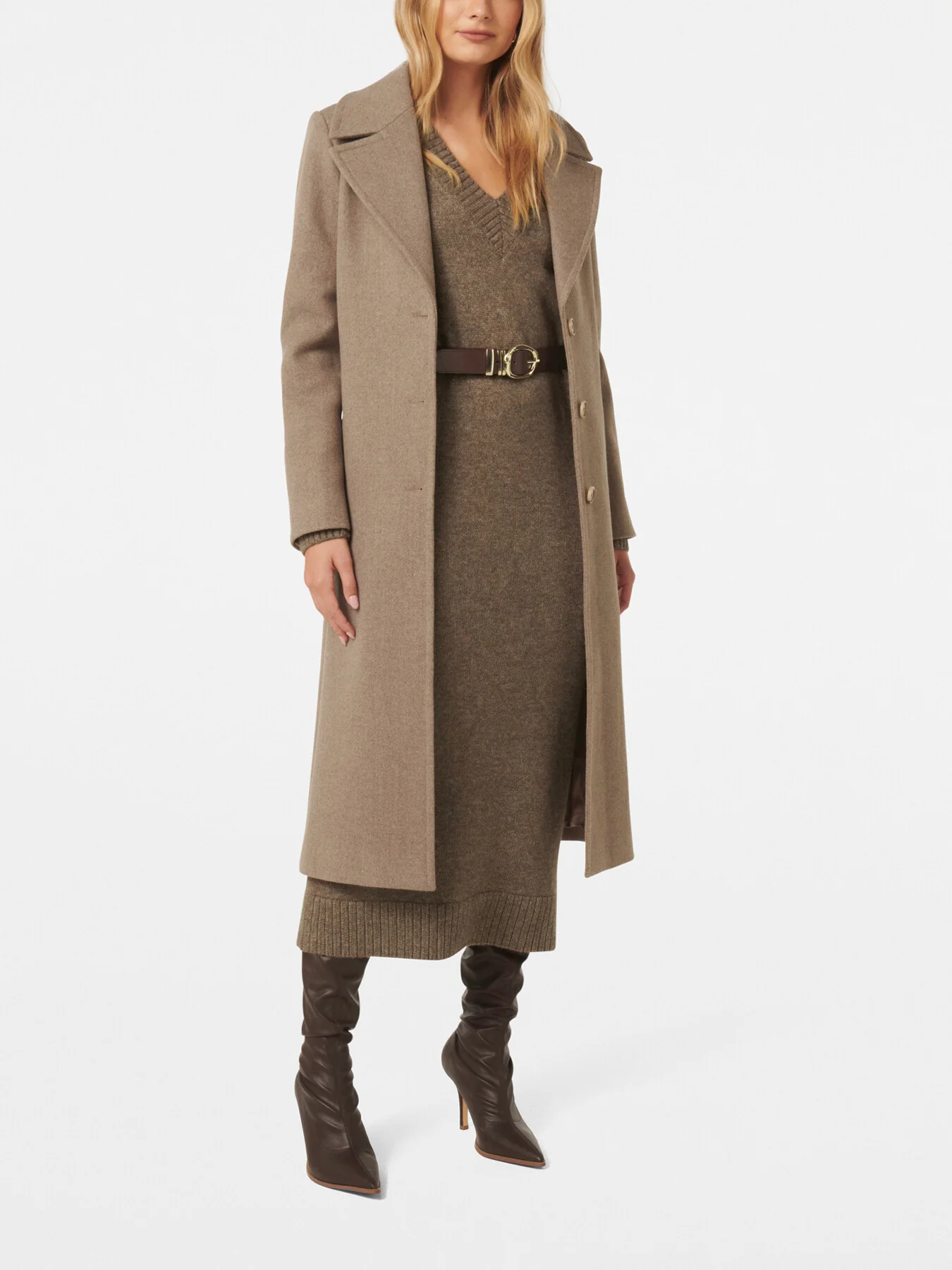 Rowan Single Breasted Wrap Coat - Image 5