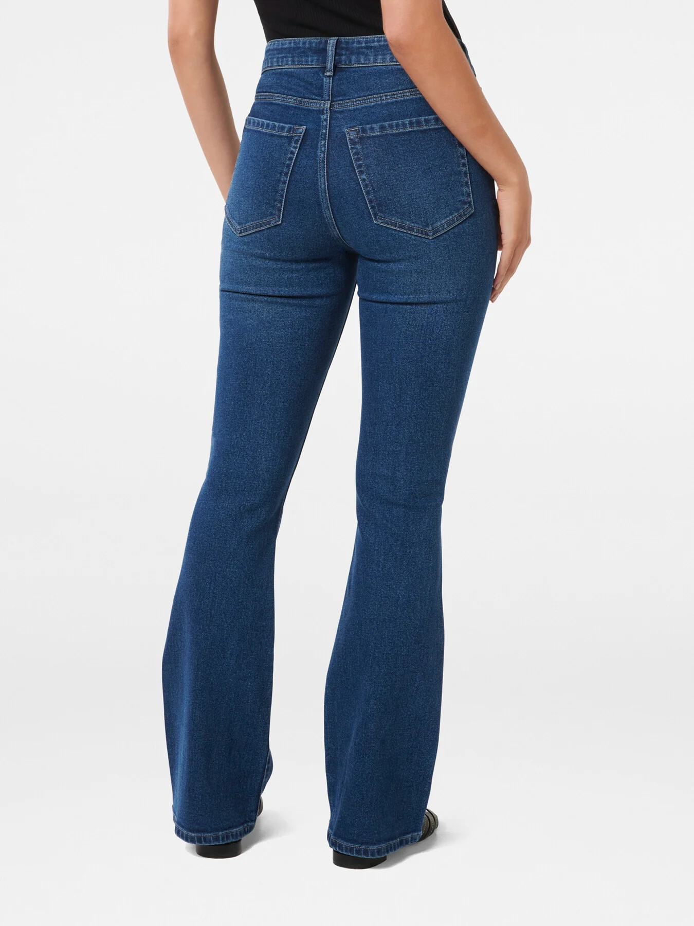 Phoebe Skinny Flared Leg Jeans - Image 3