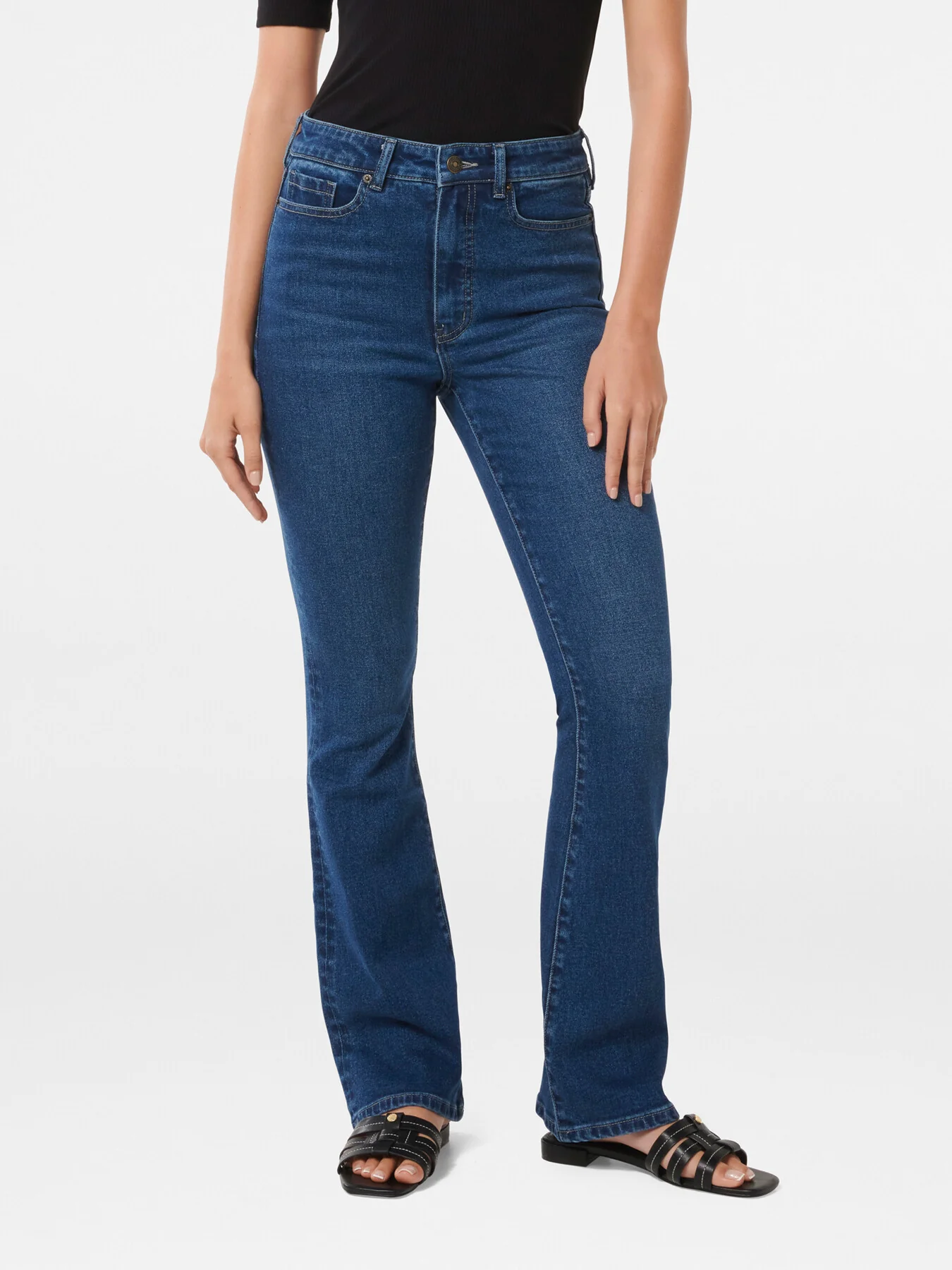 Phoebe Skinny Flared Leg Jeans - Image 4