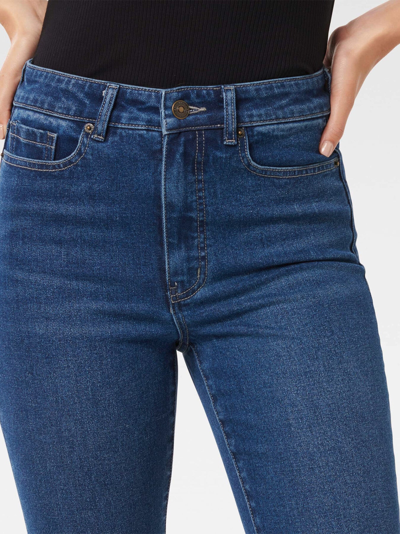 Phoebe Skinny Flared Leg Jeans - Image 5