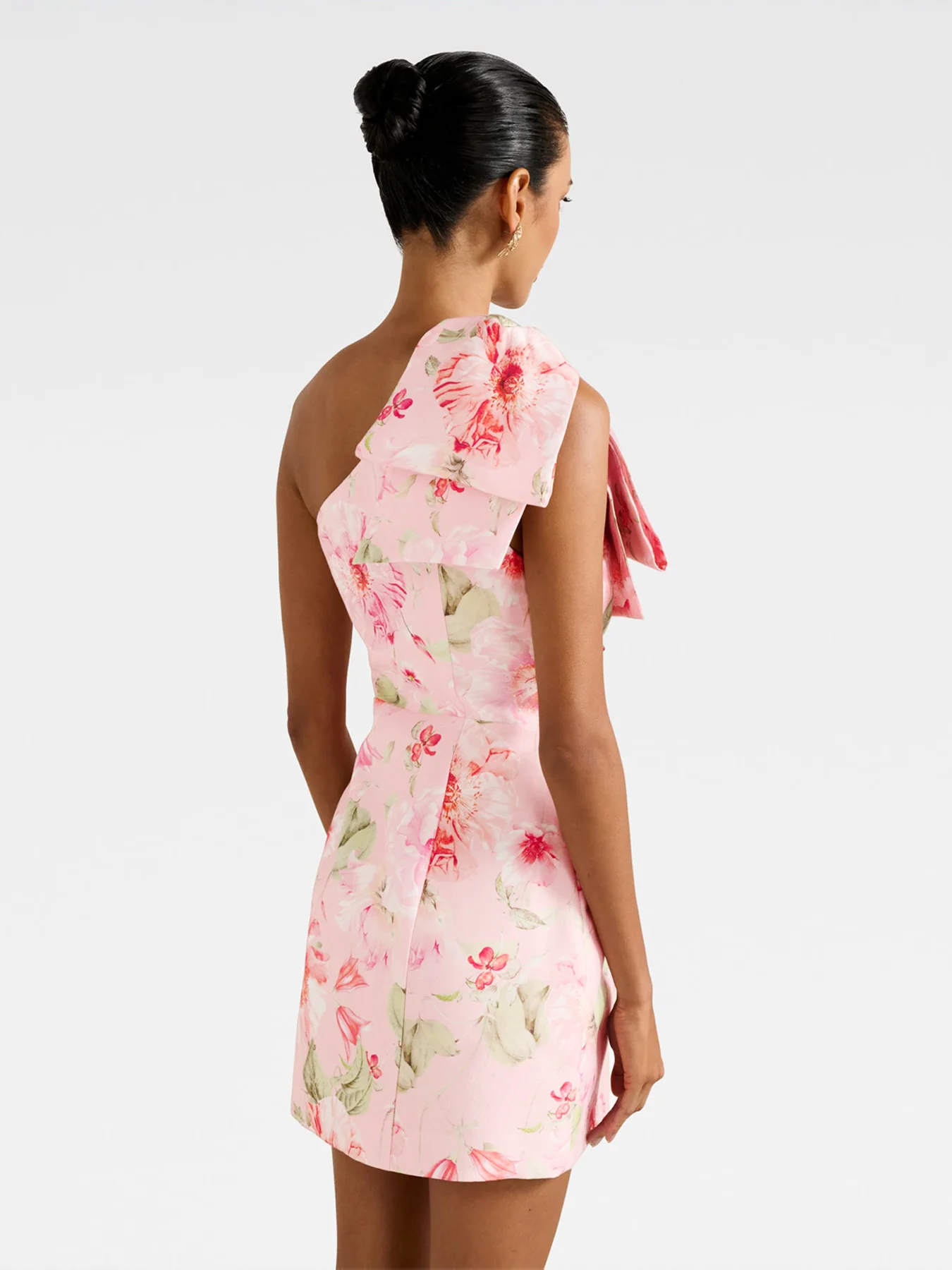 Darcy Petite One Shoulder Mini Dress - Image 3