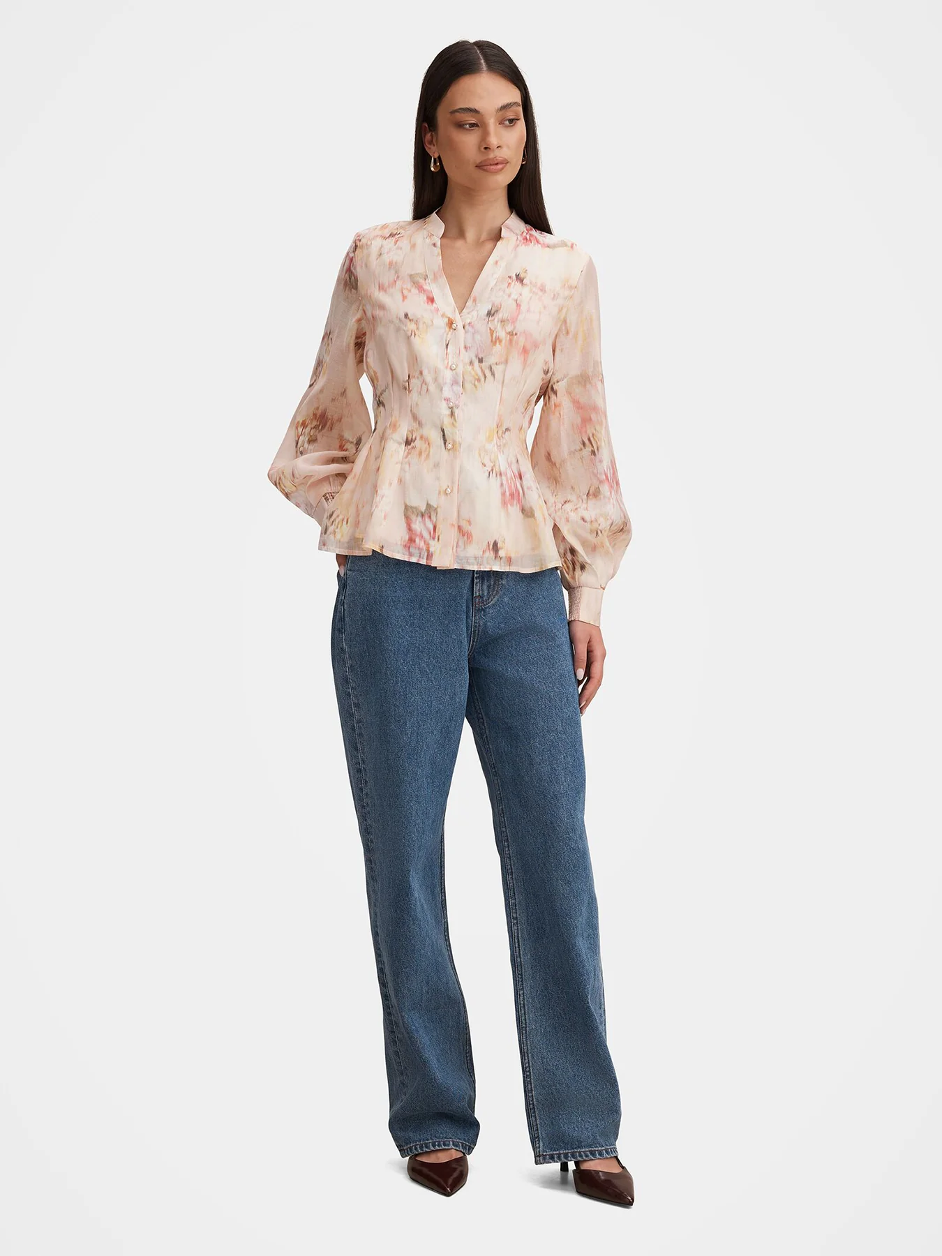 Indie Tuck Blouse Multi - Image 2