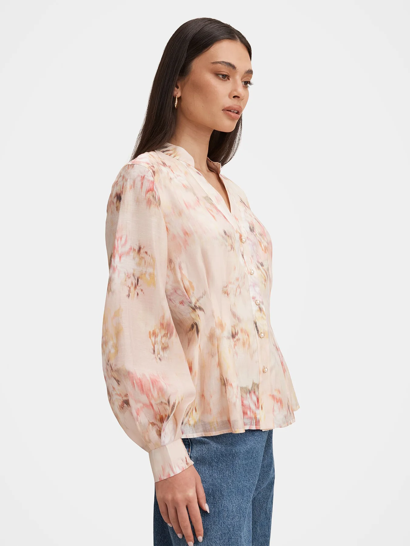 Indie Tuck Blouse Multi - Image 4