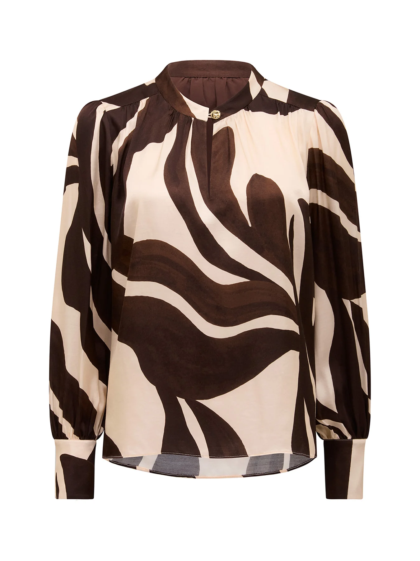 Kai Gathered Detail Blouse Ivory