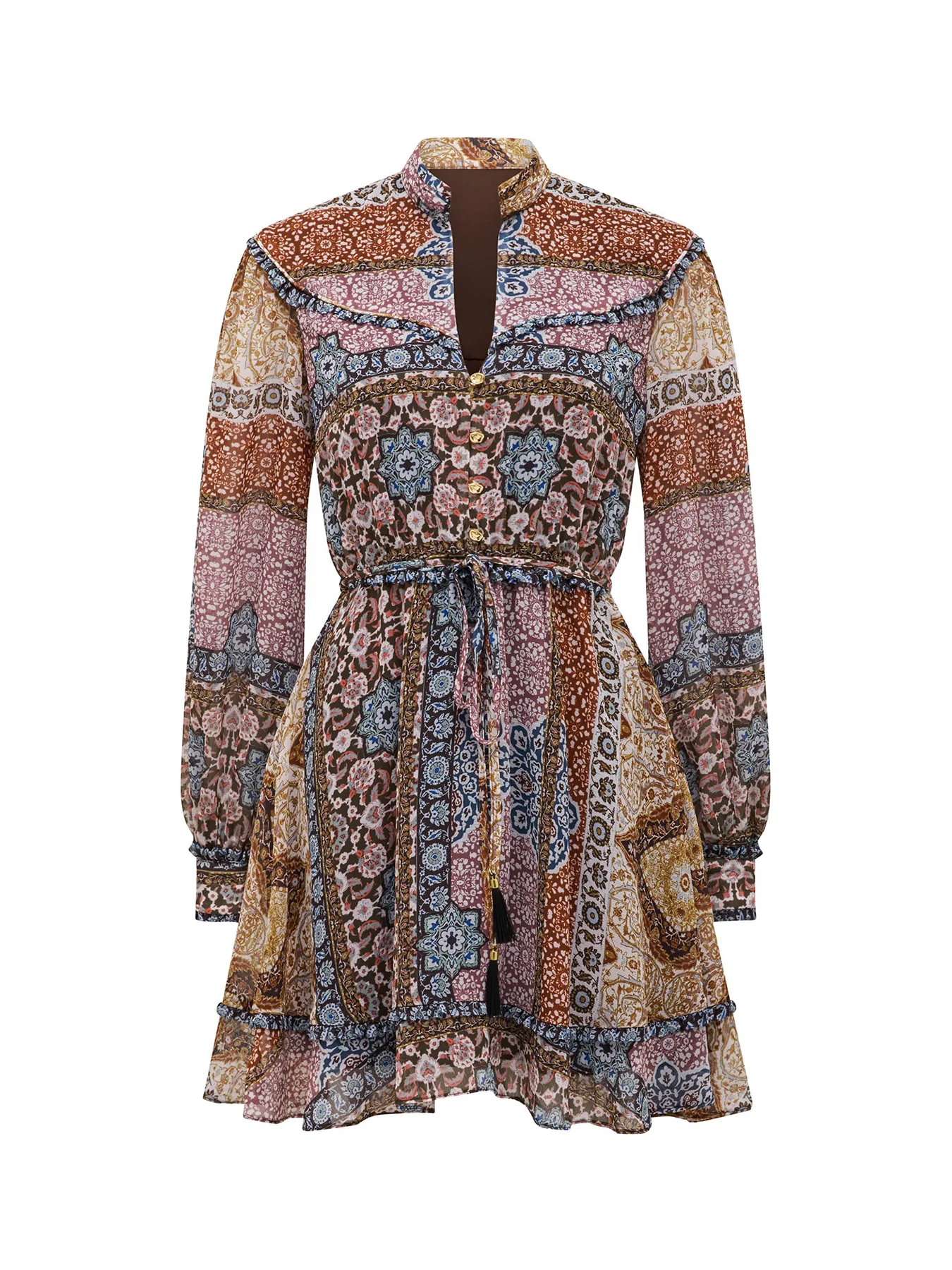 Sonny Frill Mini Dress Multi