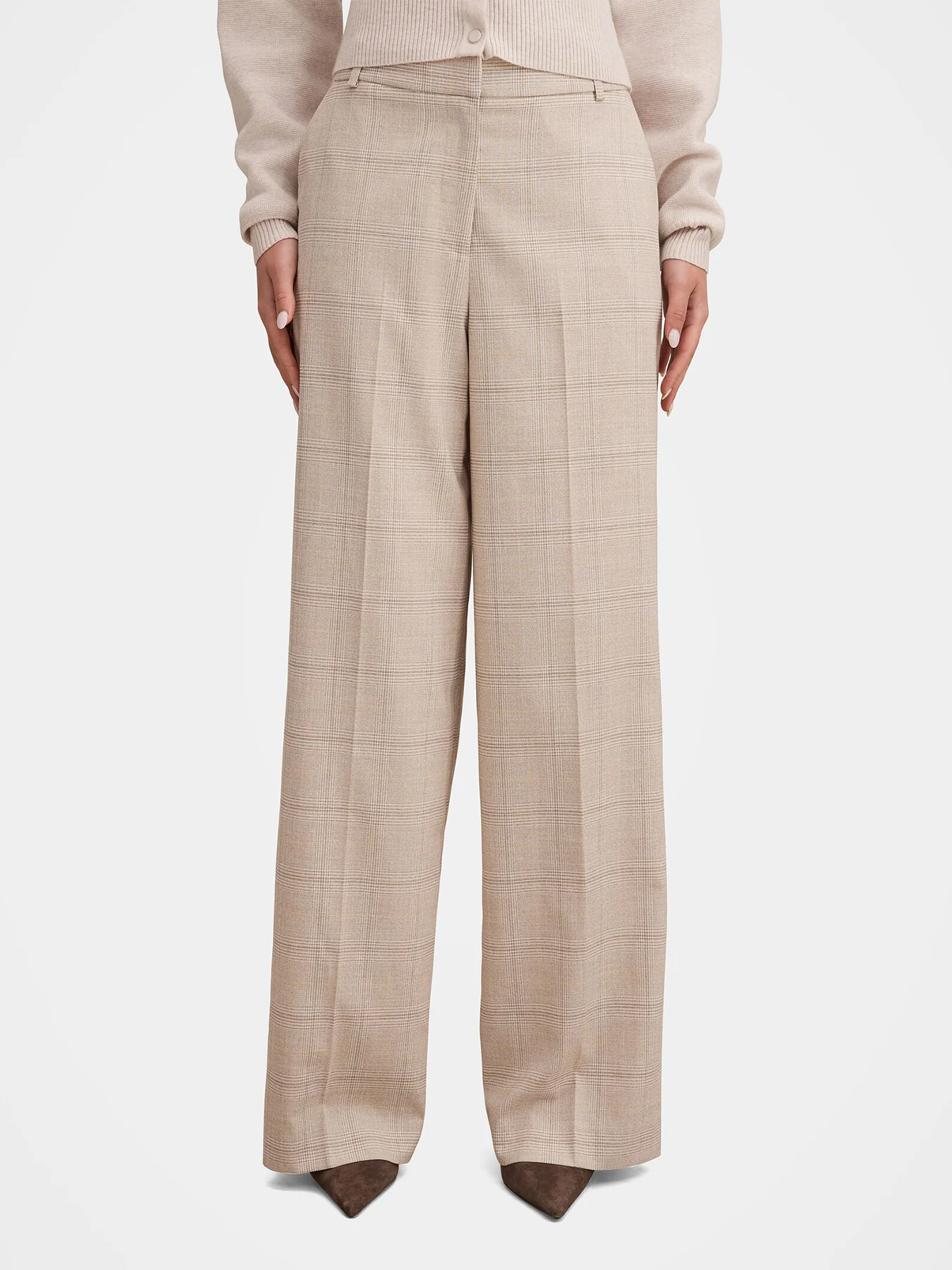 Lottie Wide Leg Pants Neutral - Image 4