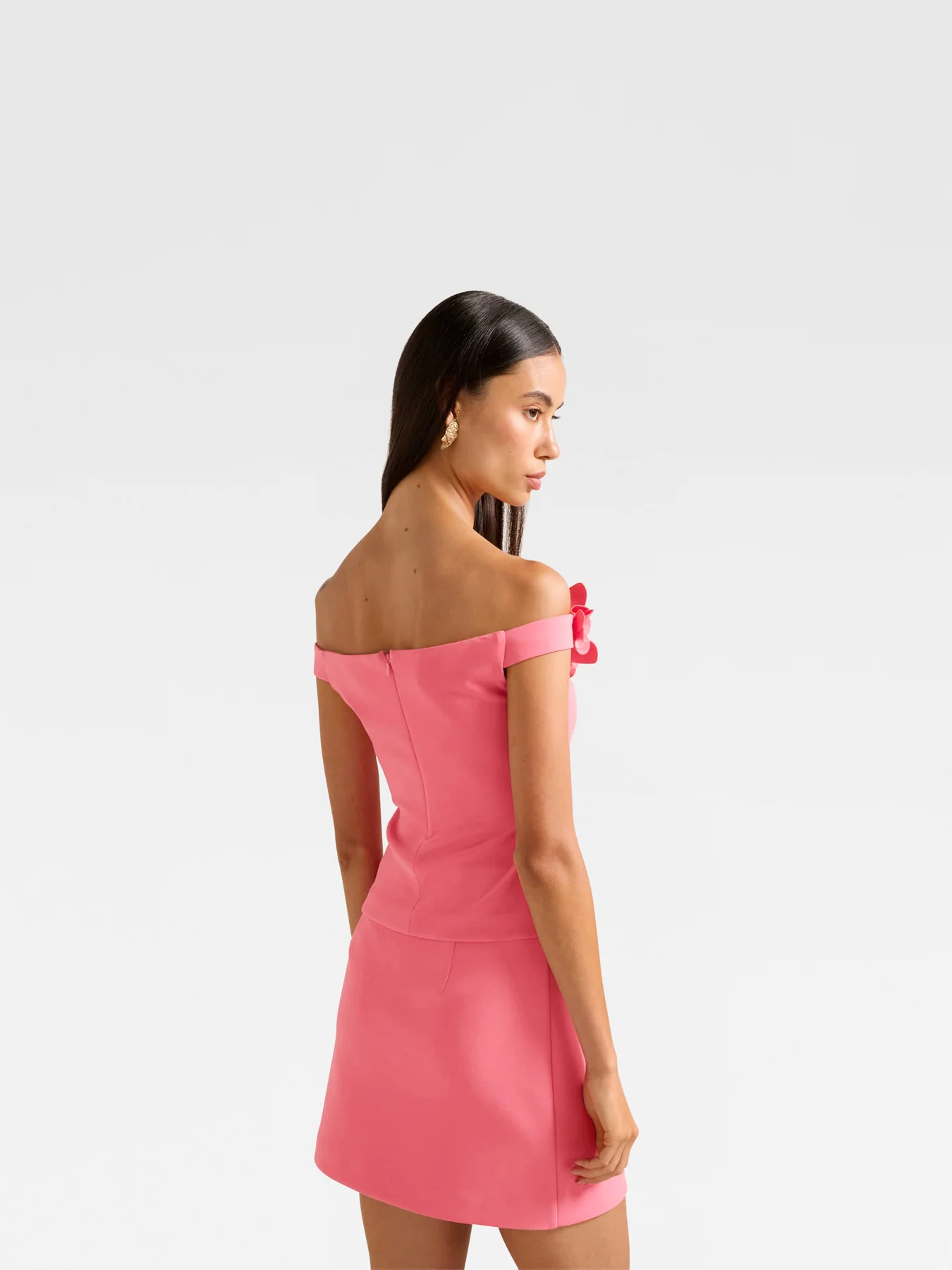 Faye Applique Bardot Top - Image 3