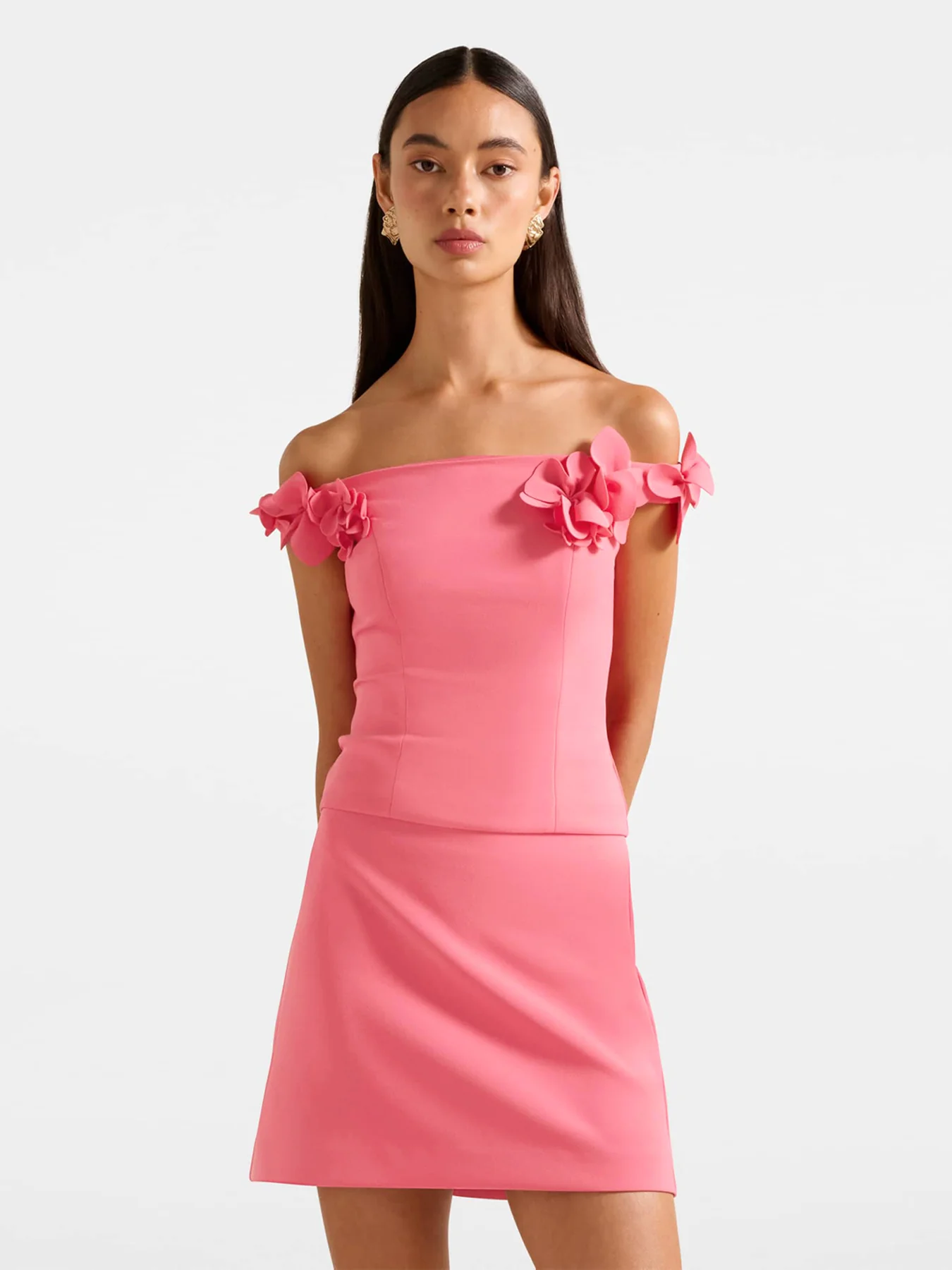Faye Applique Bardot Top - Image 4