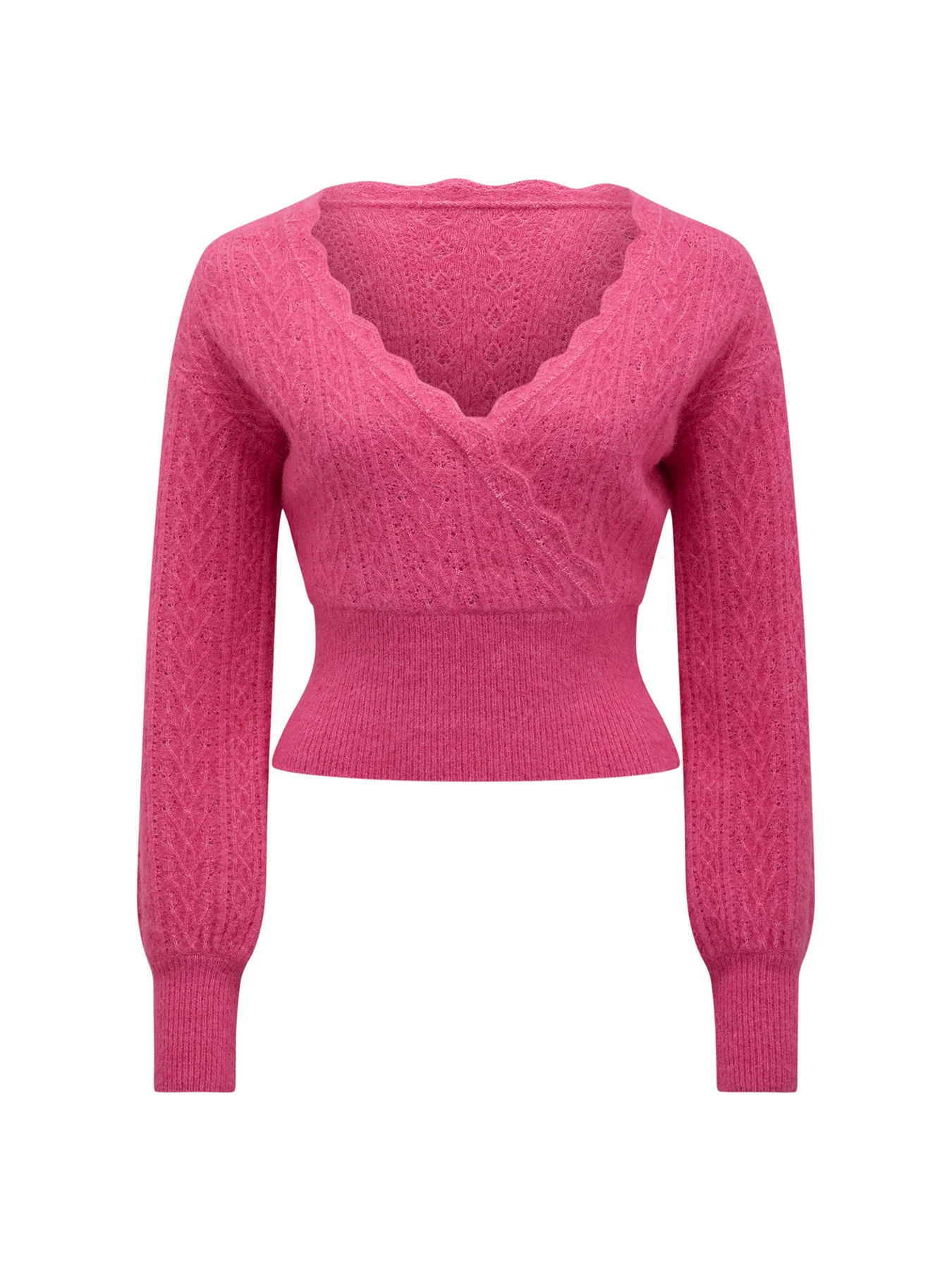 Kylie Stitch Wrap Sweater