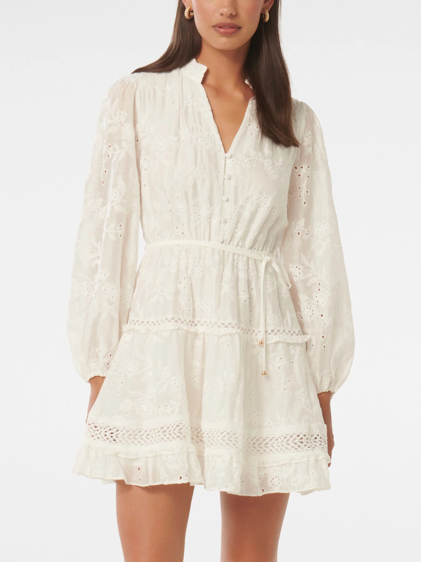 Ivana Trim Detail Mini Dress - Image 4