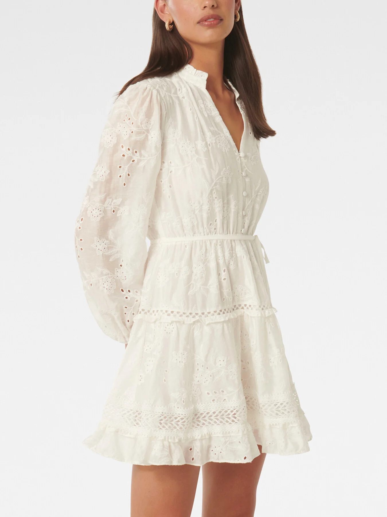Ivana Trim Detail Mini Dress - Image 6