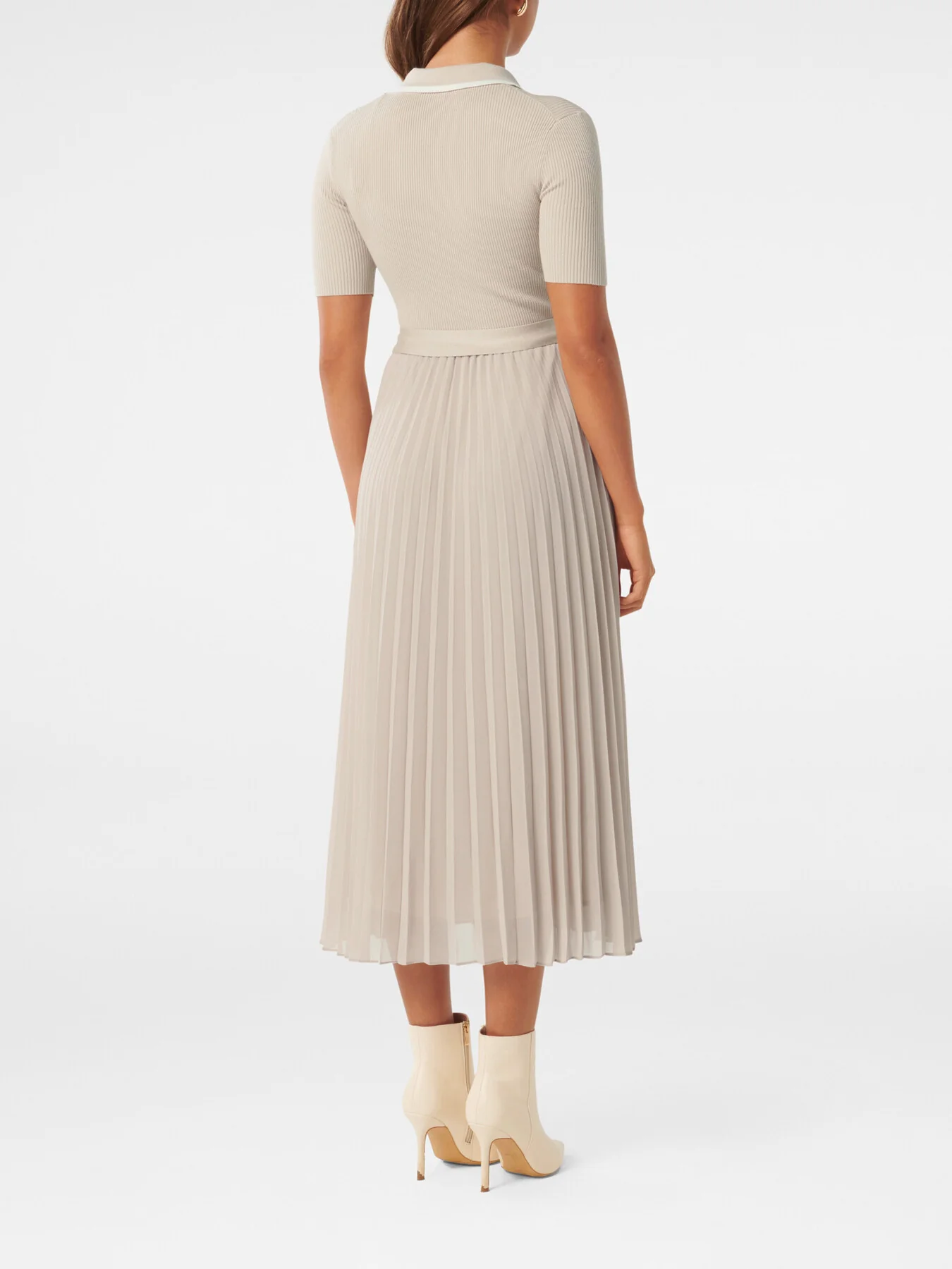 Melody Polo Collar Knit Dress - Image 3