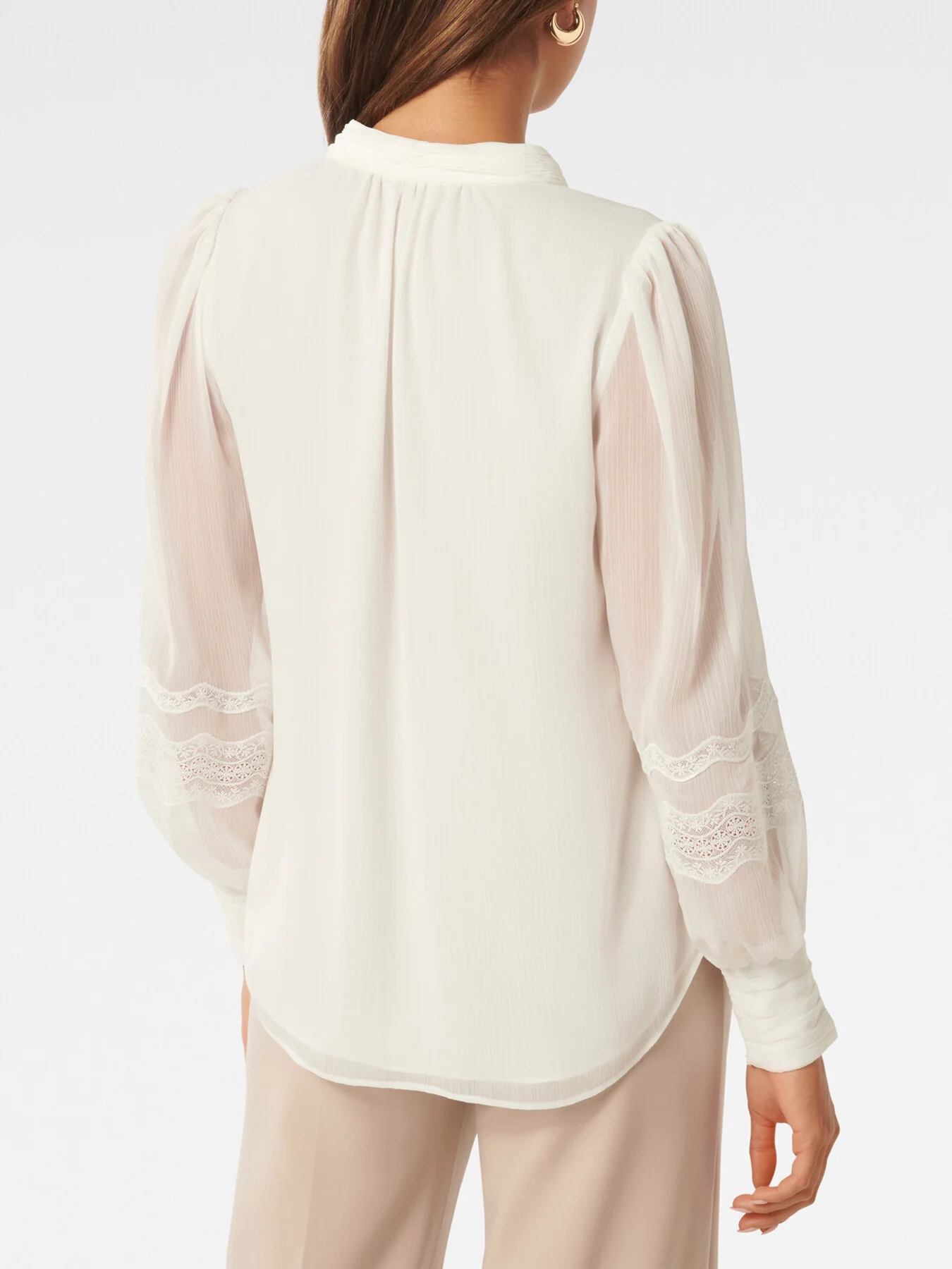 Wendy Wave Trim Blouse - Image 3