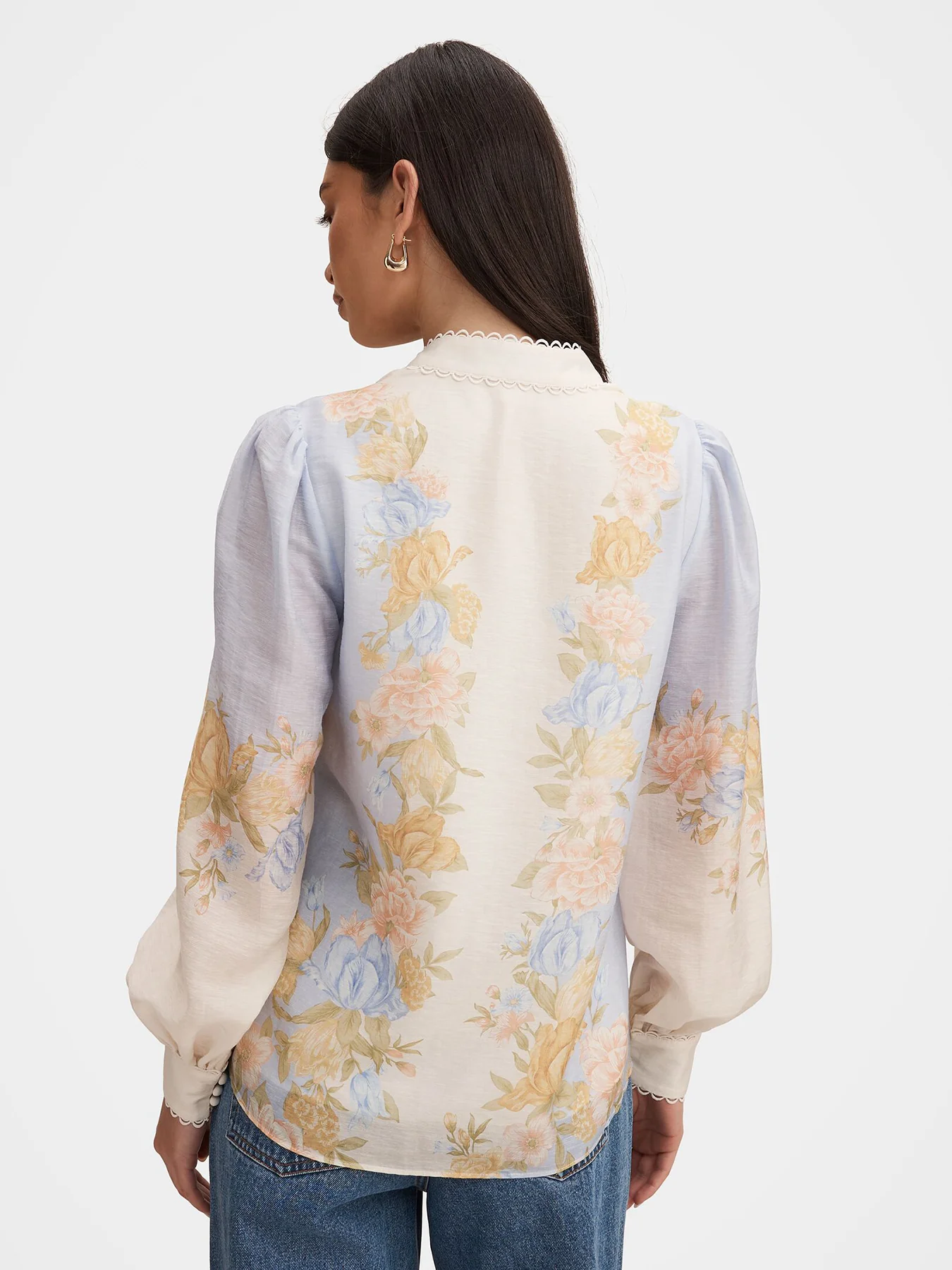 Emma Trimmed Blouse - Image 5