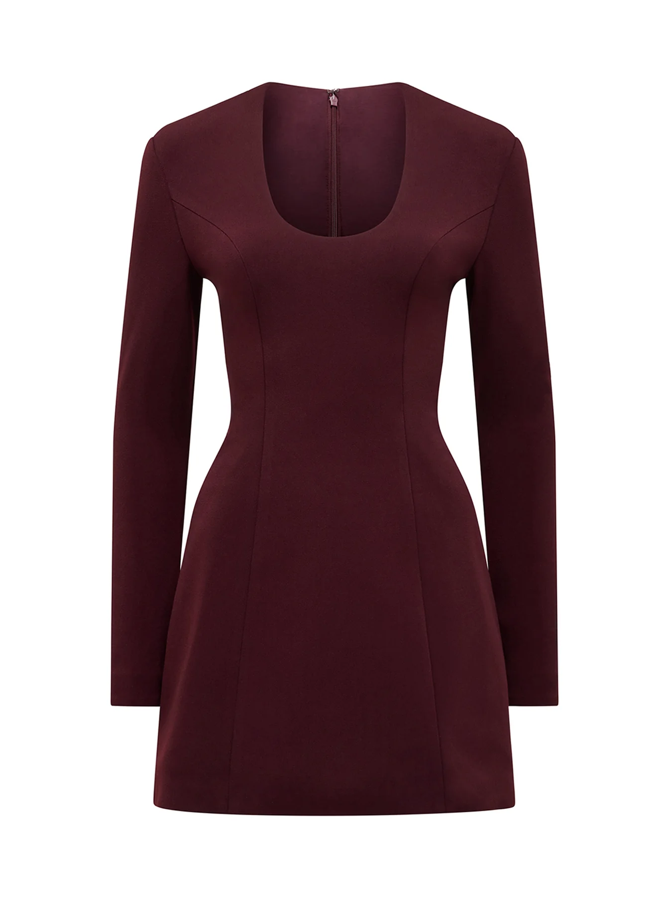 Ruby Structured Mini Dress Red