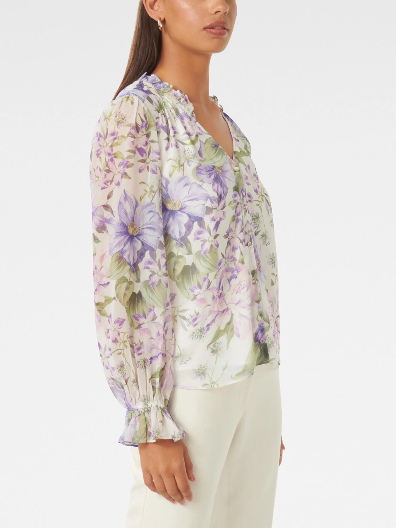 Phoenix Frill Neck Blouse - Image 6