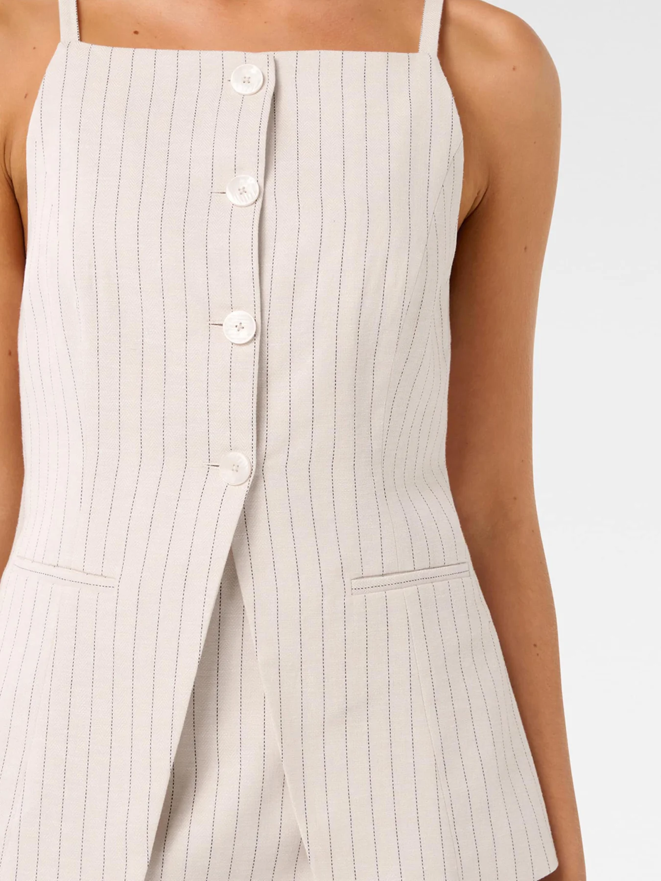 Ronnie High Neck Waistcoat - Image 5