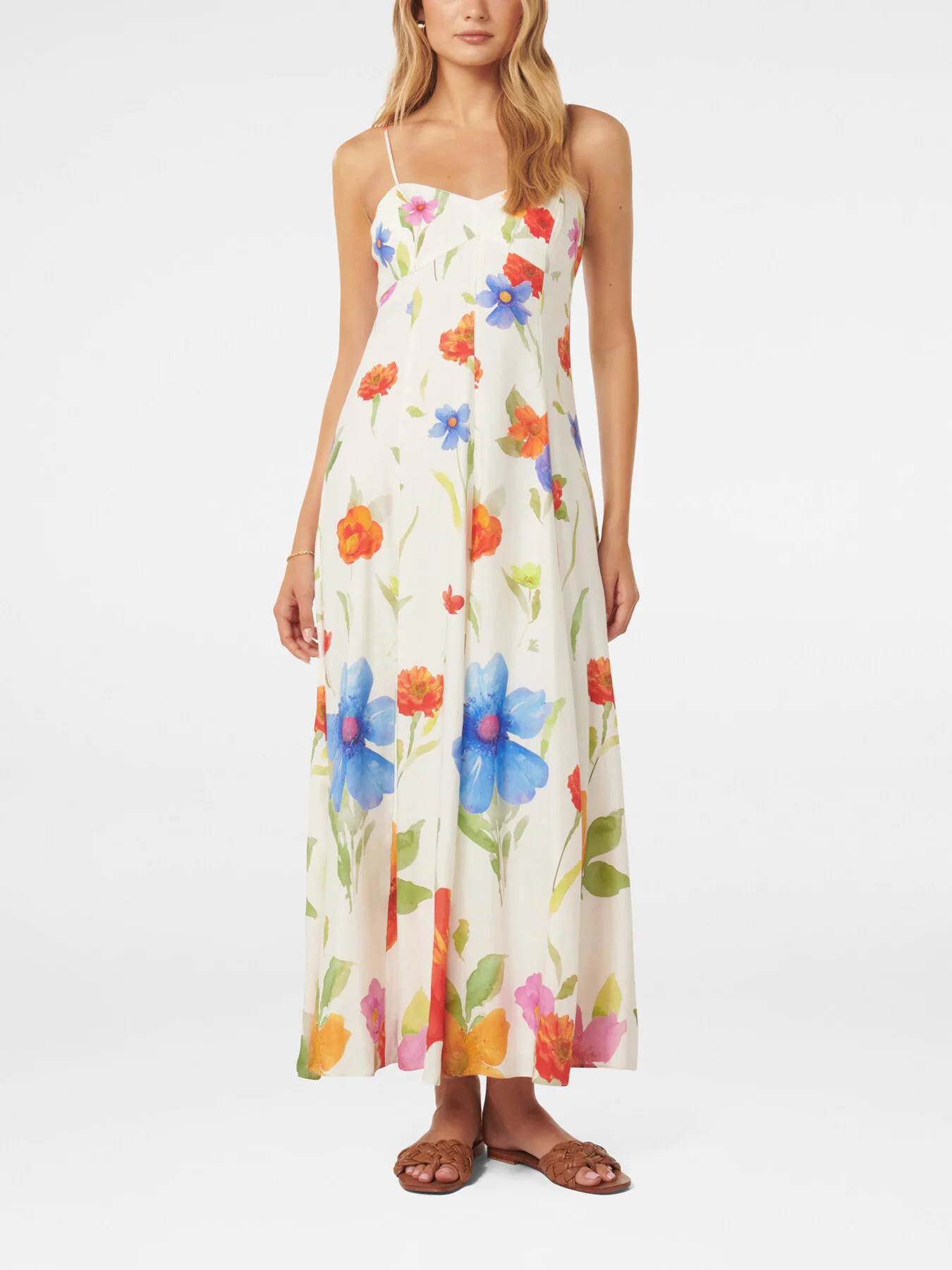 Vayda Strap Midi Sun Dress - Image 2