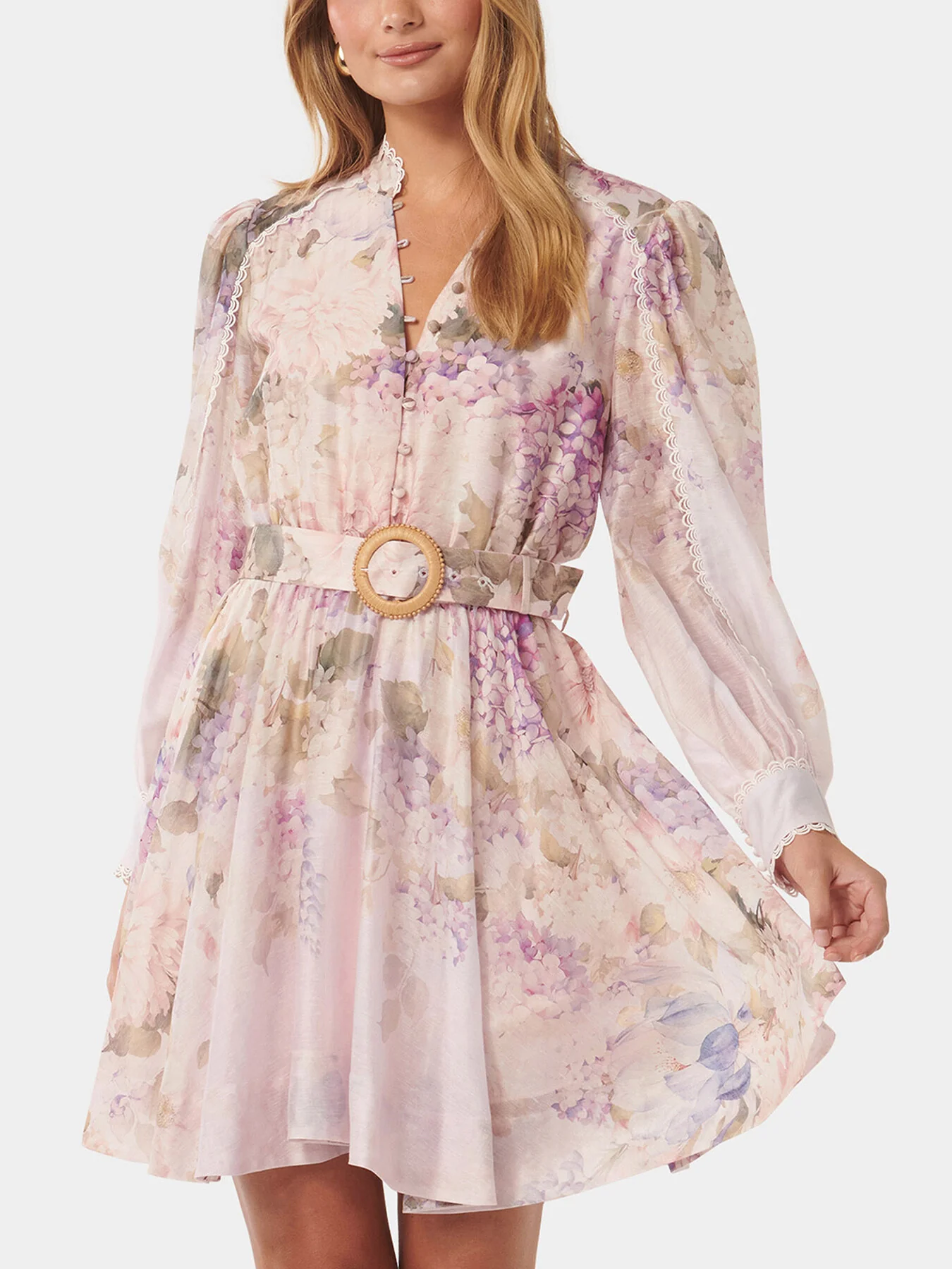 Vienna Trim Detail Skater Dress - Image 6