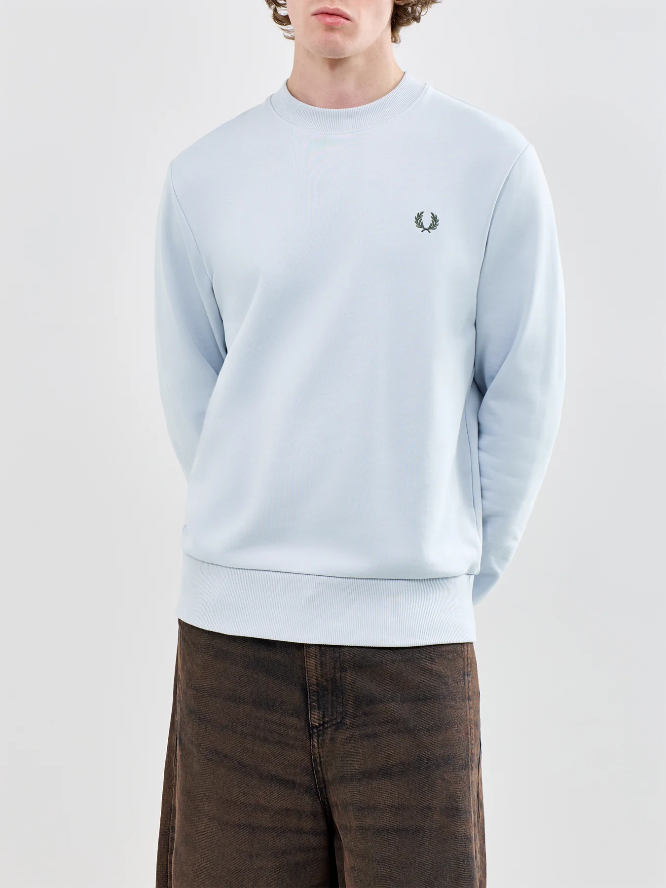 Crew Neck Sweatshirt Blue - Image 4