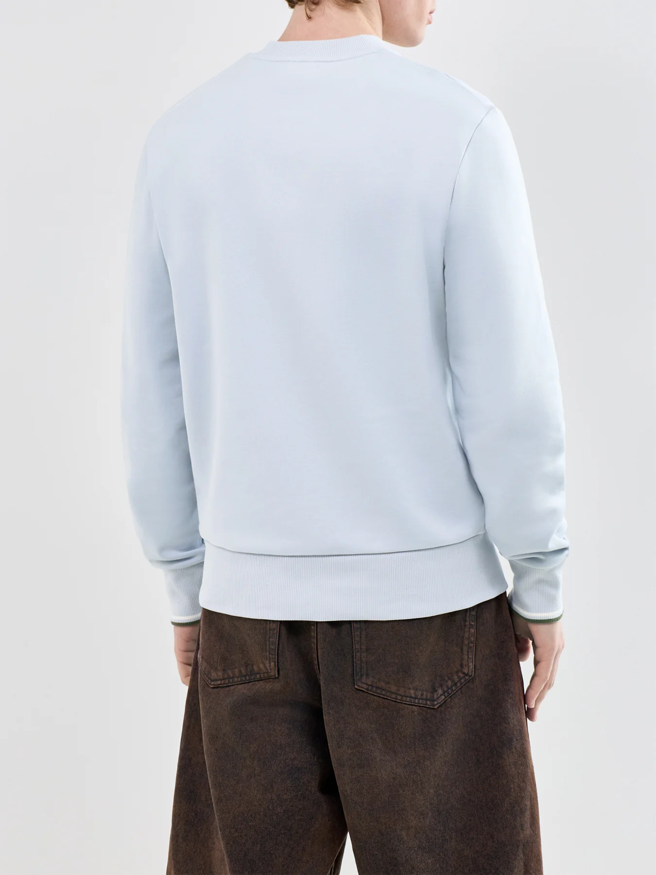 Crew Neck Sweatshirt Blue - Image 5