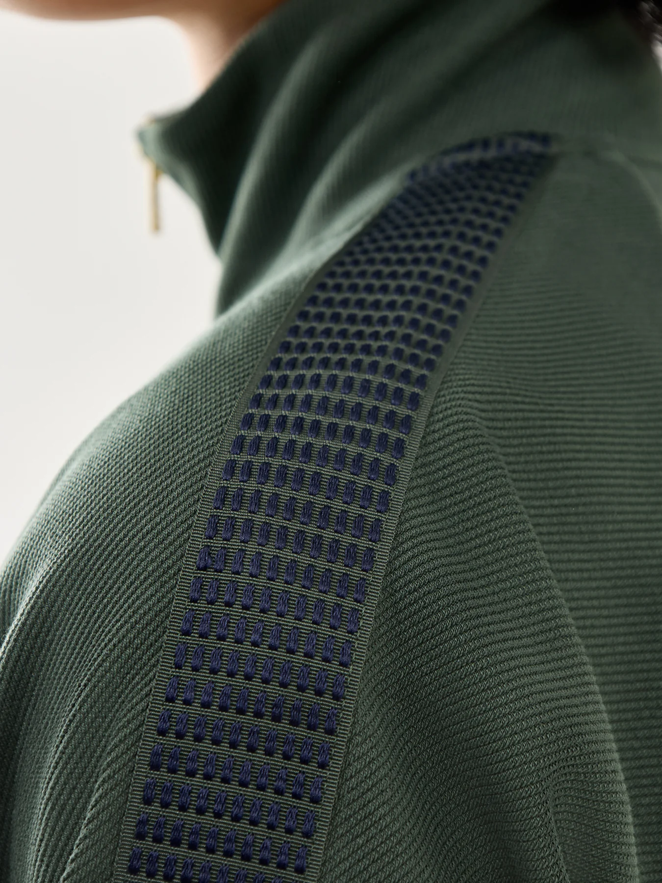 Dash Taped Track Jacket Green - Image 3