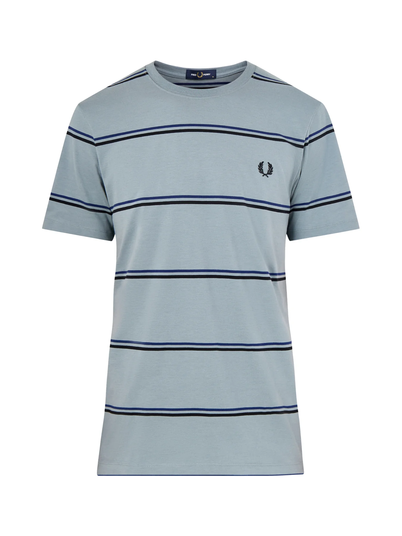 Fine Stripe T-Shirt Blue