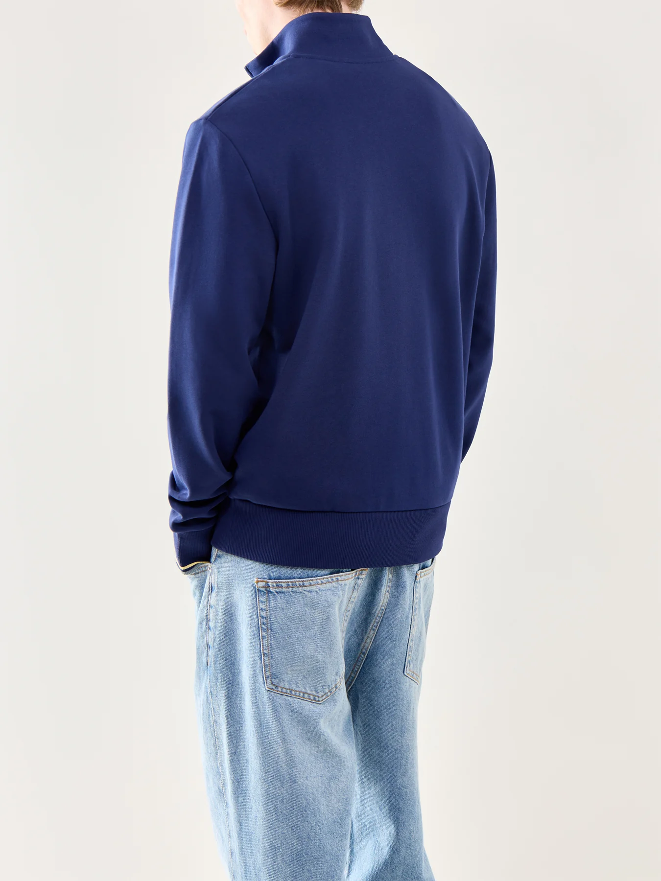 Half Zip Sweatshirt Navy - Image 5