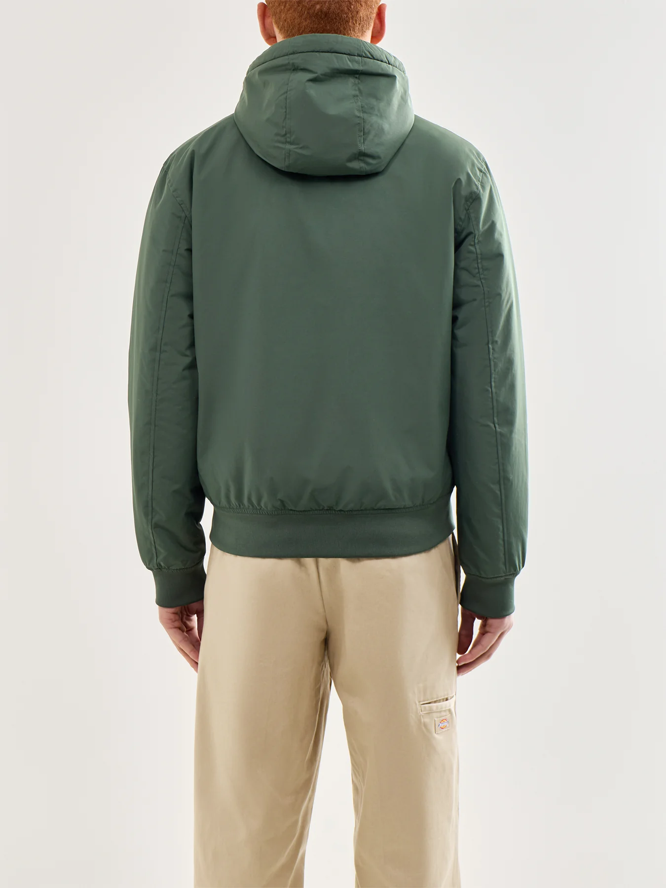 Hooded Brentham Jacket Olive - Image 5