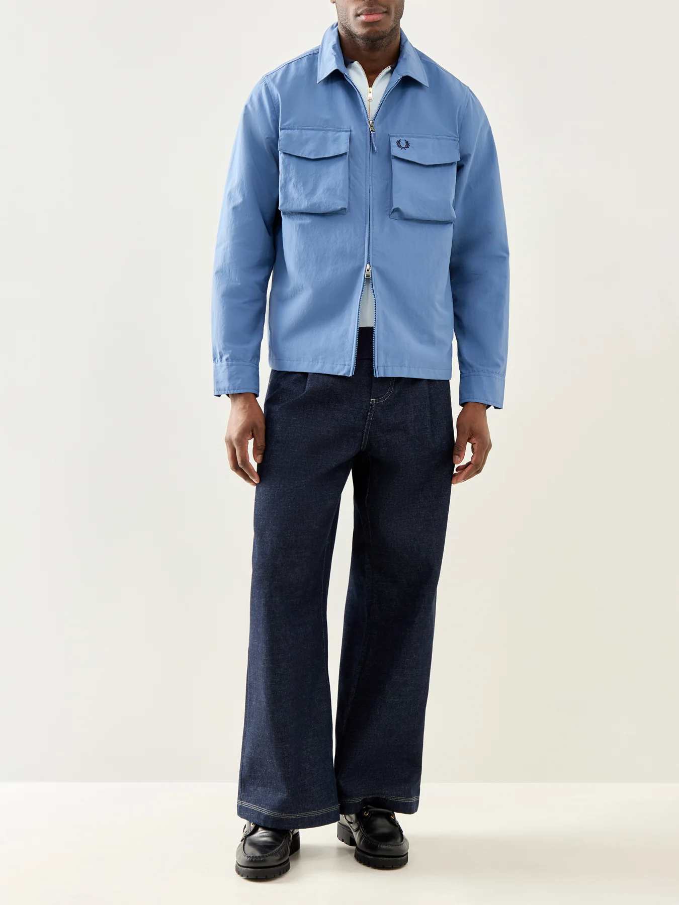 Ripstop Pocket Overshirt Blue - Image 2