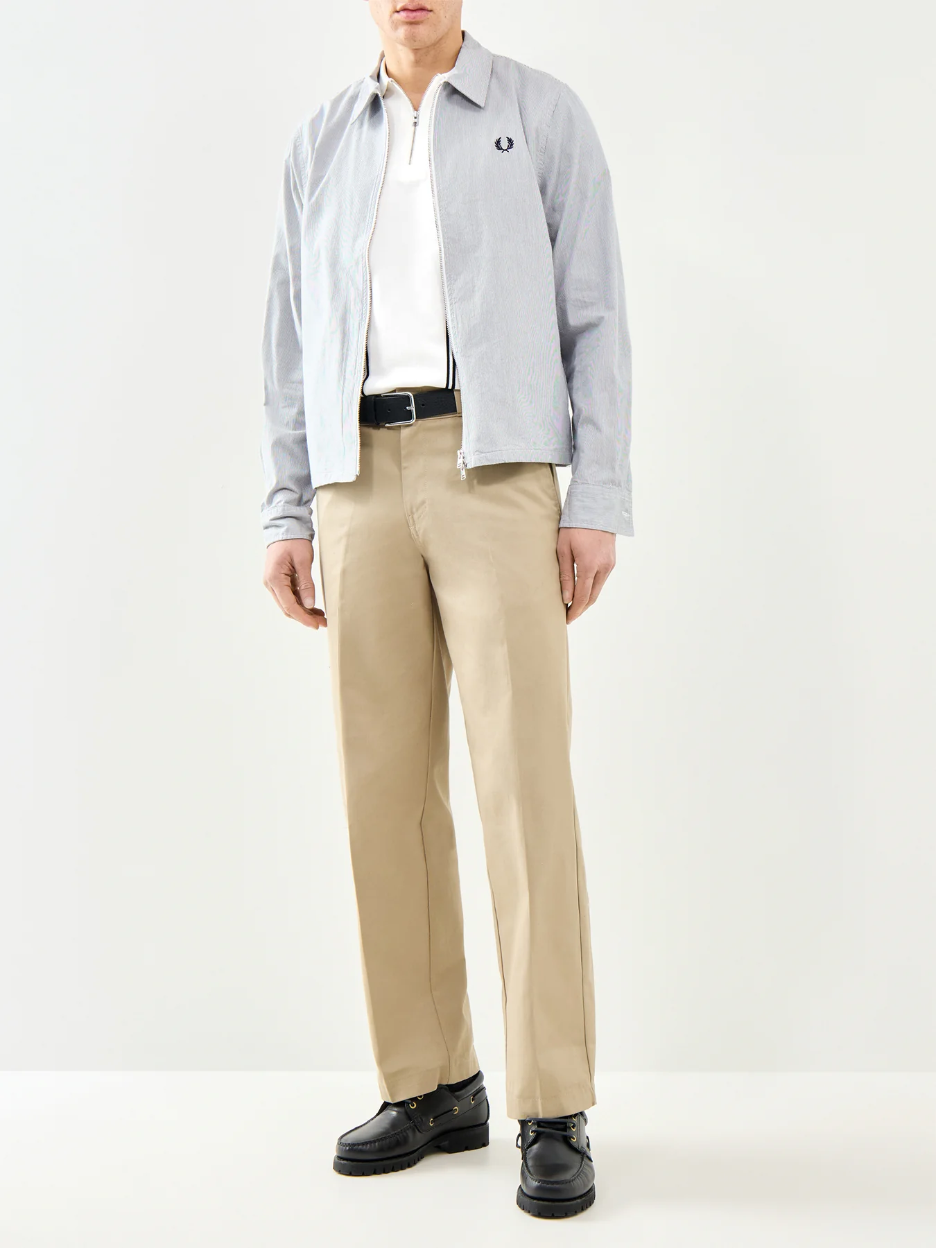Seersucker Overshirt White - Image 2