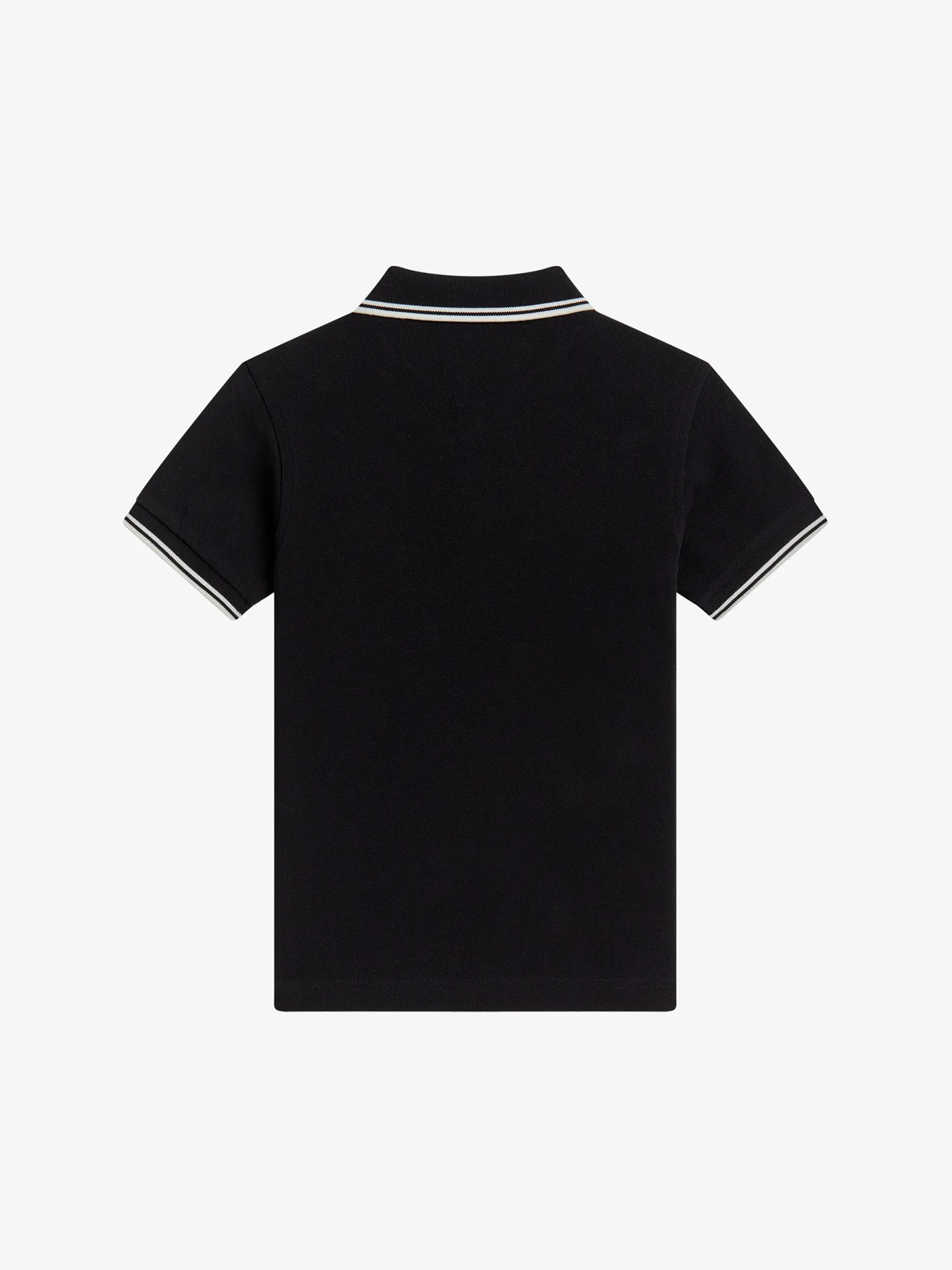 Twin Tipped Polo Shirt Black - Image 6