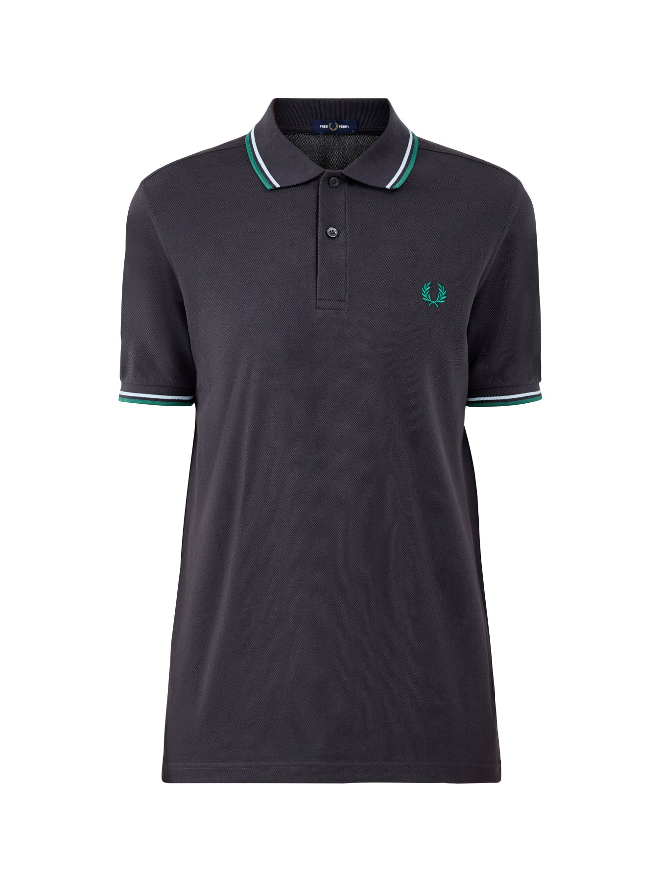 Twin Tipped Polo Shirt Grey