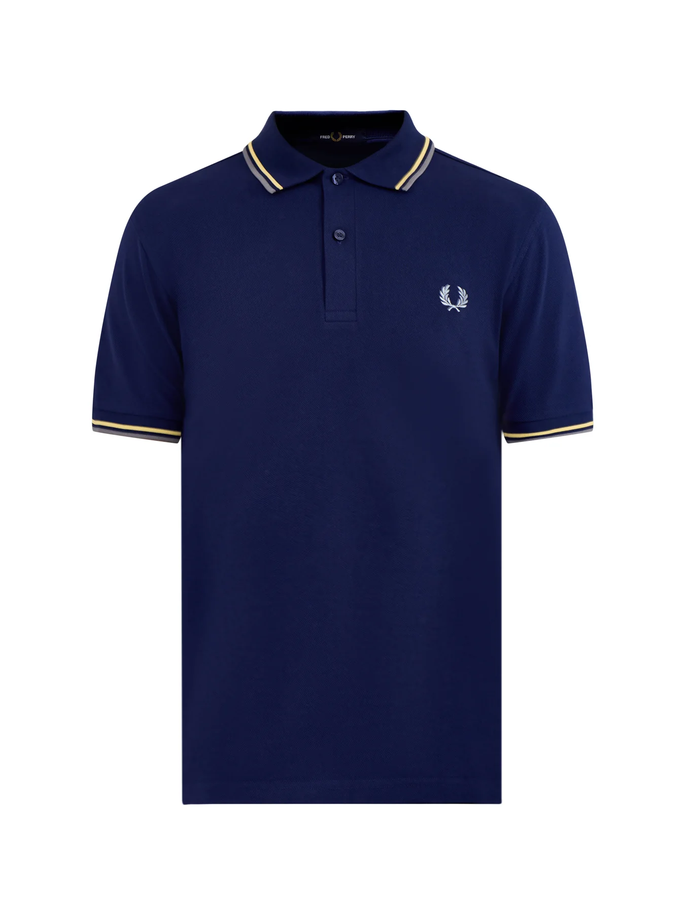 Twin Tipped Polo Shirt White/Navy
