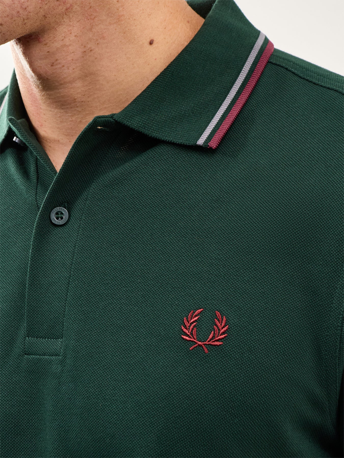 Twin Tipped Polo Shirt Green - Image 3