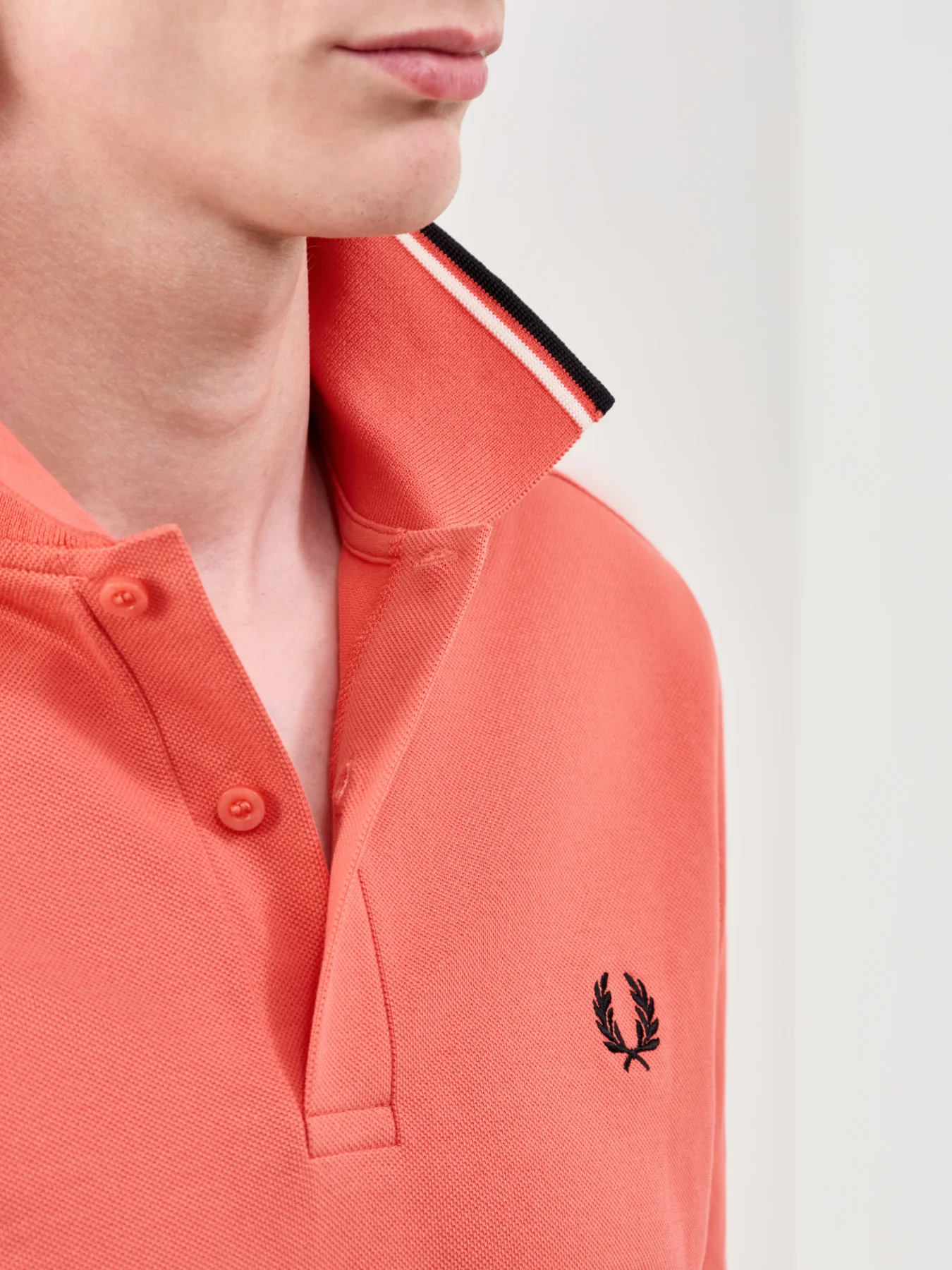 Twin Tipped Polo Shirt Pink - Image 3
