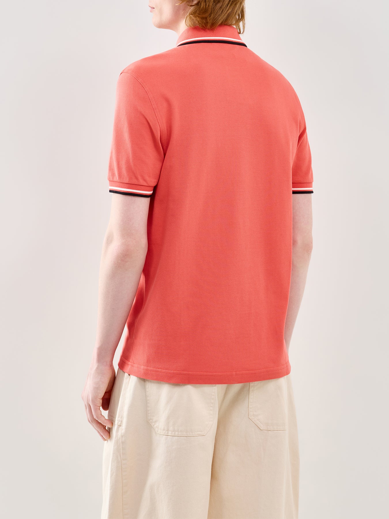 Twin Tipped Polo Shirt Pink - Image 5