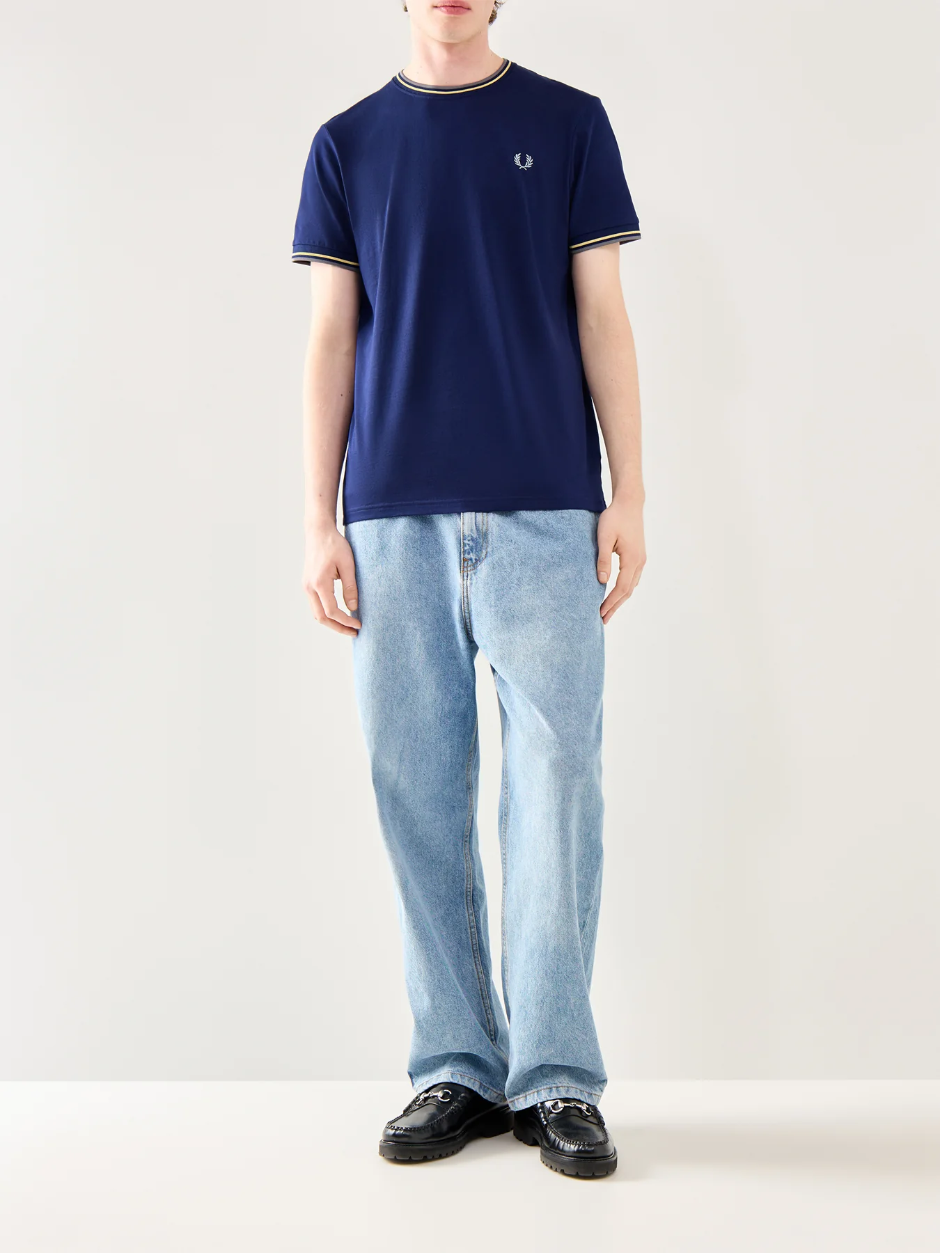 Twin Tipped T-Shirt Navy - Image 2