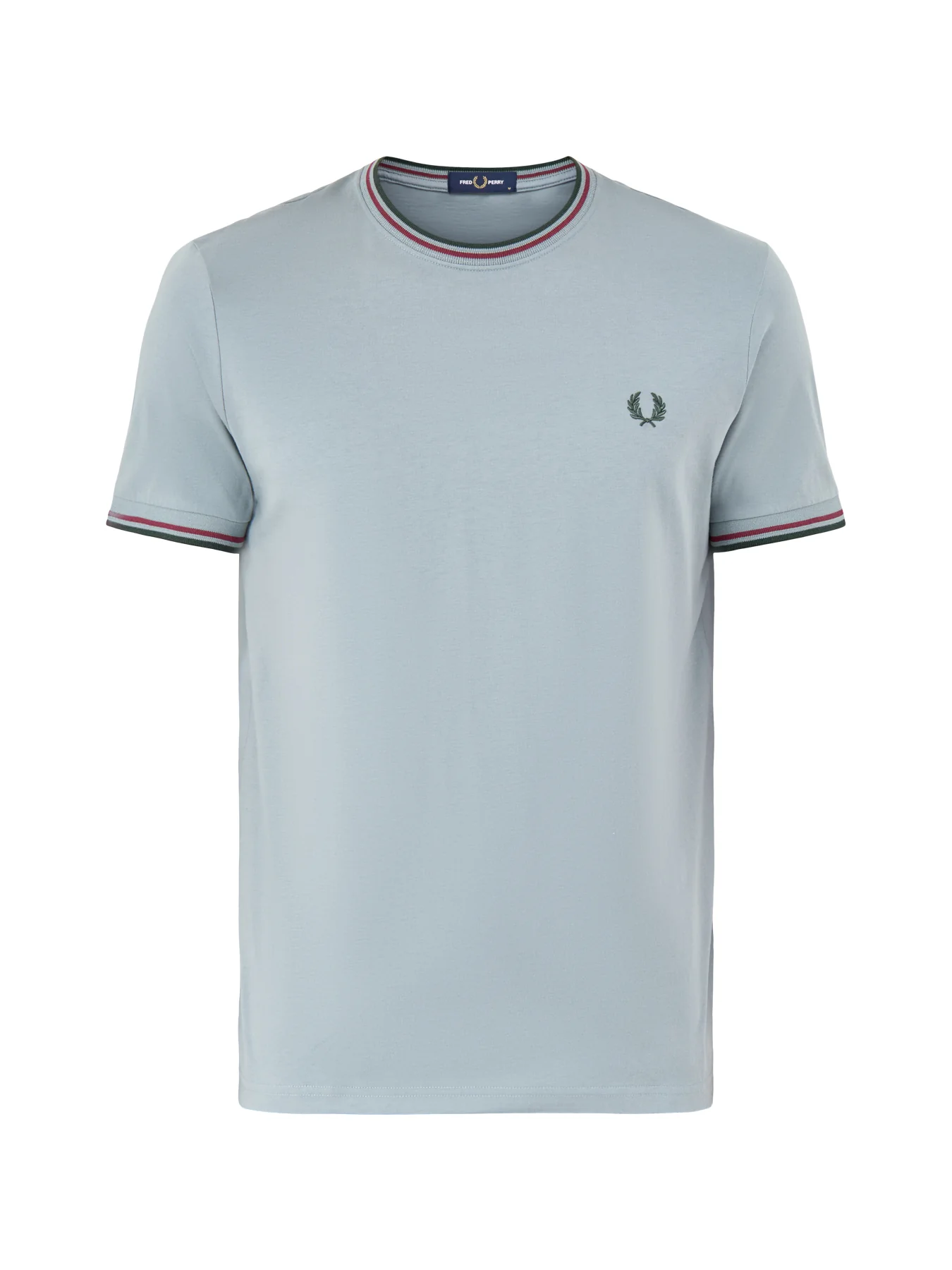 Fred Perry Twin Tipped Cotton T-Shirt Blue
