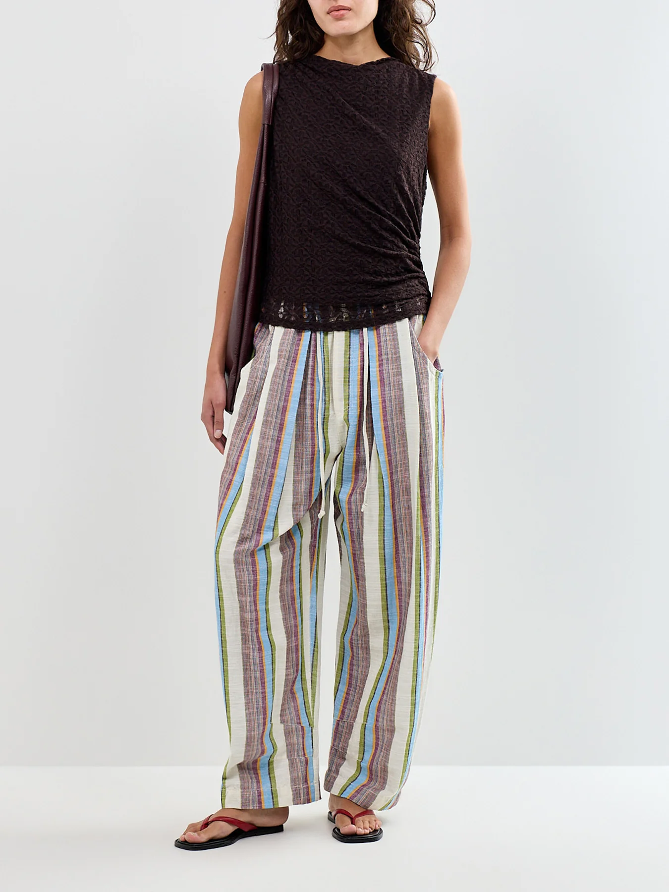 Chambers Stripe Trousers Striped - Image 2
