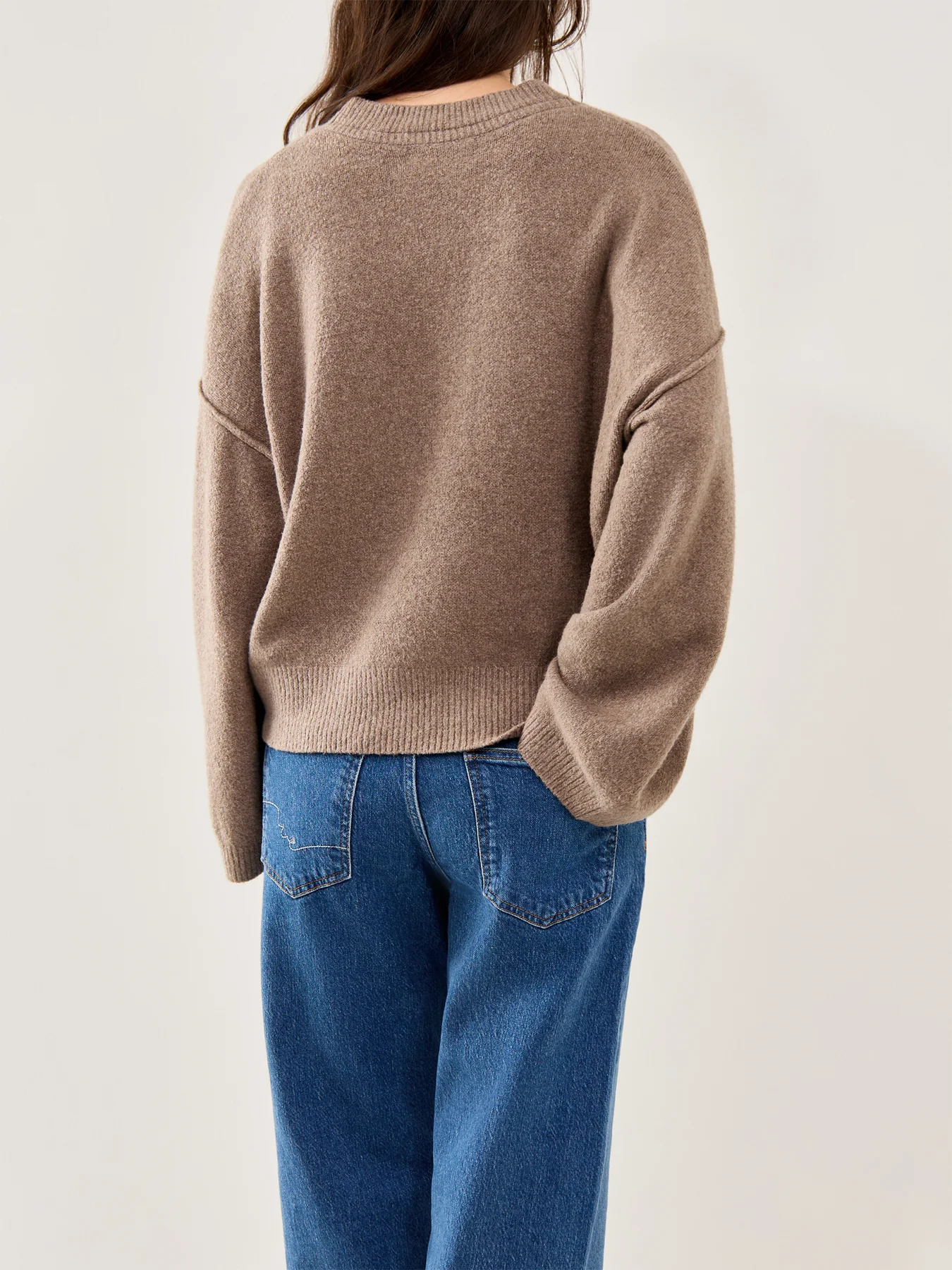 Cool Of The Night Cardigan Mocha - Image 5