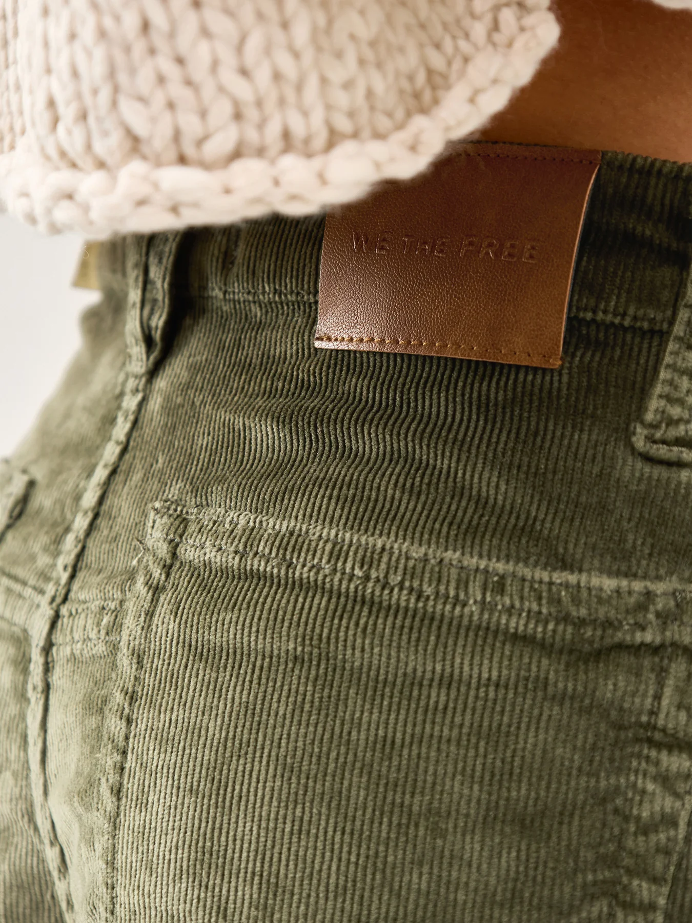 Deep Trance Cord Trousers Green - Image 3