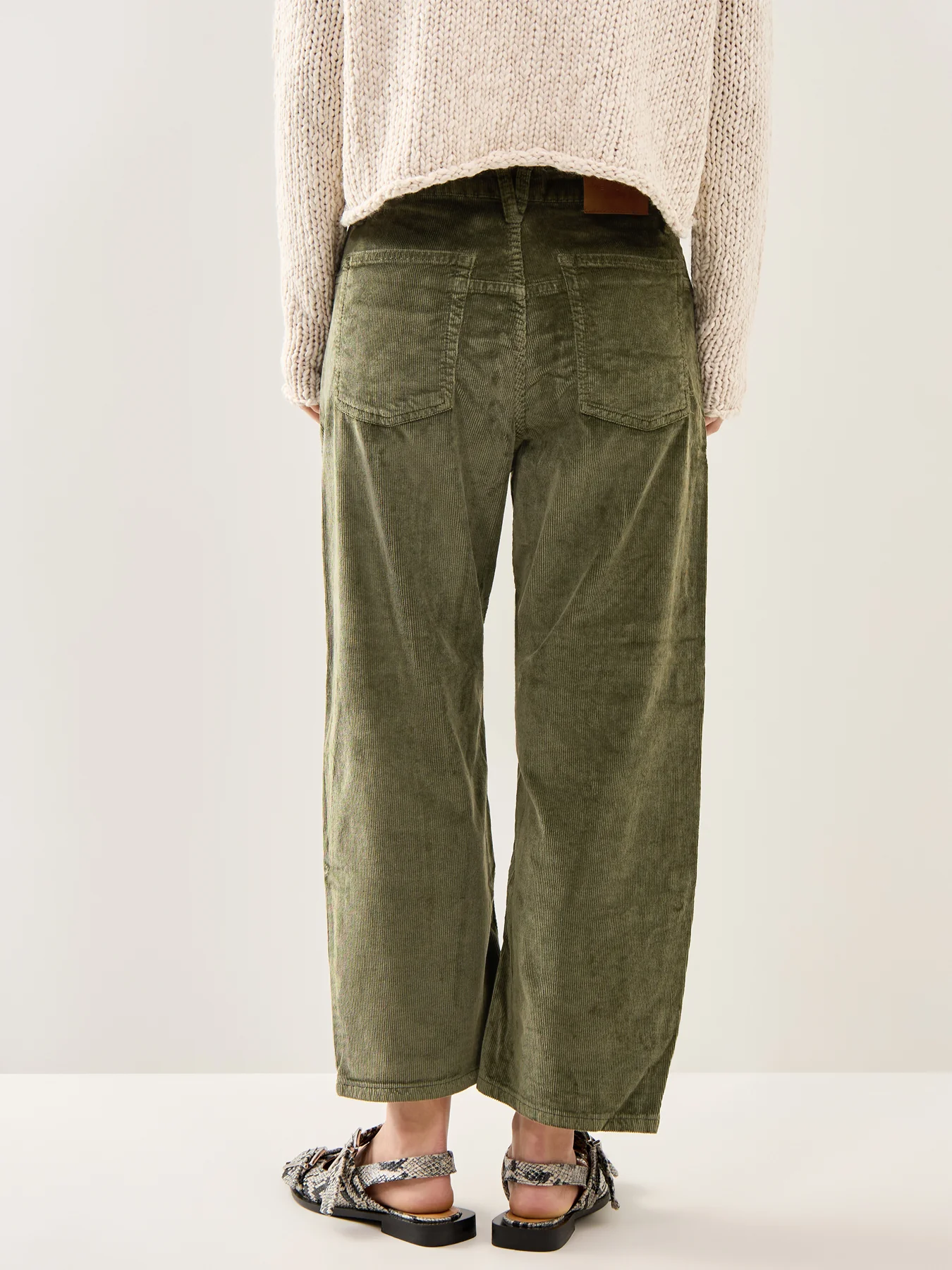 Deep Trance Cord Trousers Green - Image 5